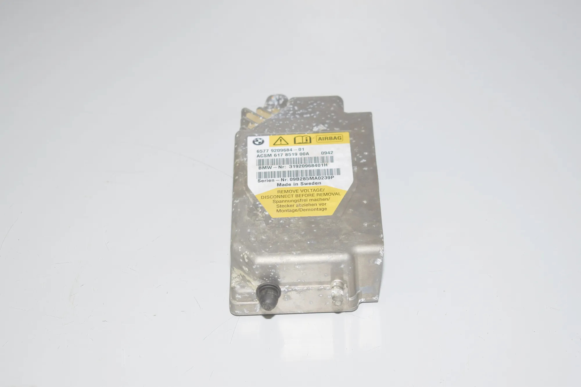SRS Control Unit – OEM 9266328 · BMW 5 Gran Turismo (F07) 530 d 2009