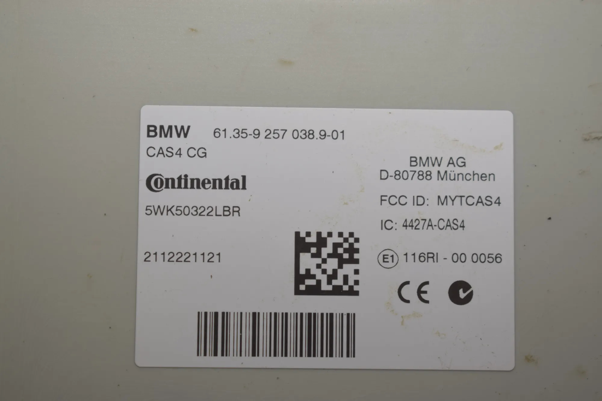 Engine Ignition ECU Set – OEM 9347913 · BMW 5 Touring (F11) 530 d xDrive 2011 – 7