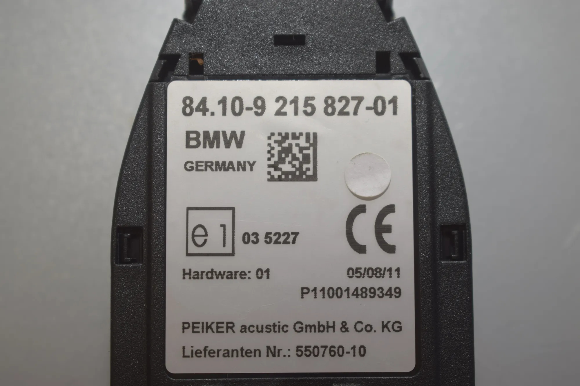 Phone Control Unit – OEM 9215827 · BMW 5 Touring (F11) 530 d xDrive 2011 – 4