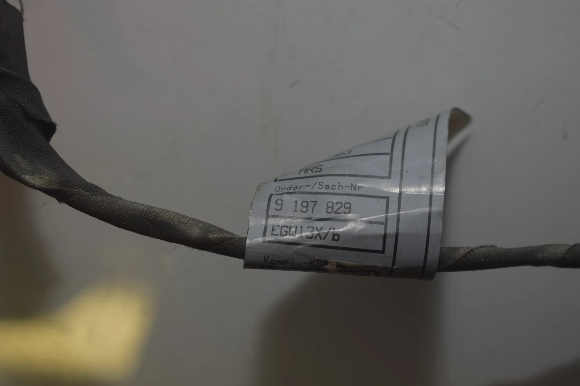 Cable Harness – OEM 9197829 · BMW 5 (F10) 530 d 2010 – 4