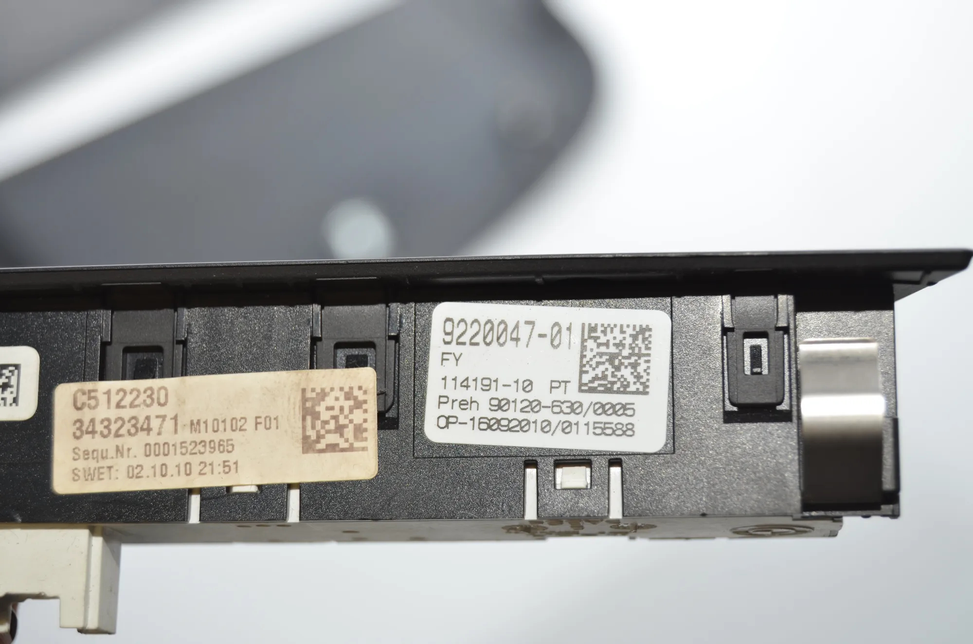 Head-Up Display – OEM 9192922 · BMW 5 (F10) 530 d 2010 – 9