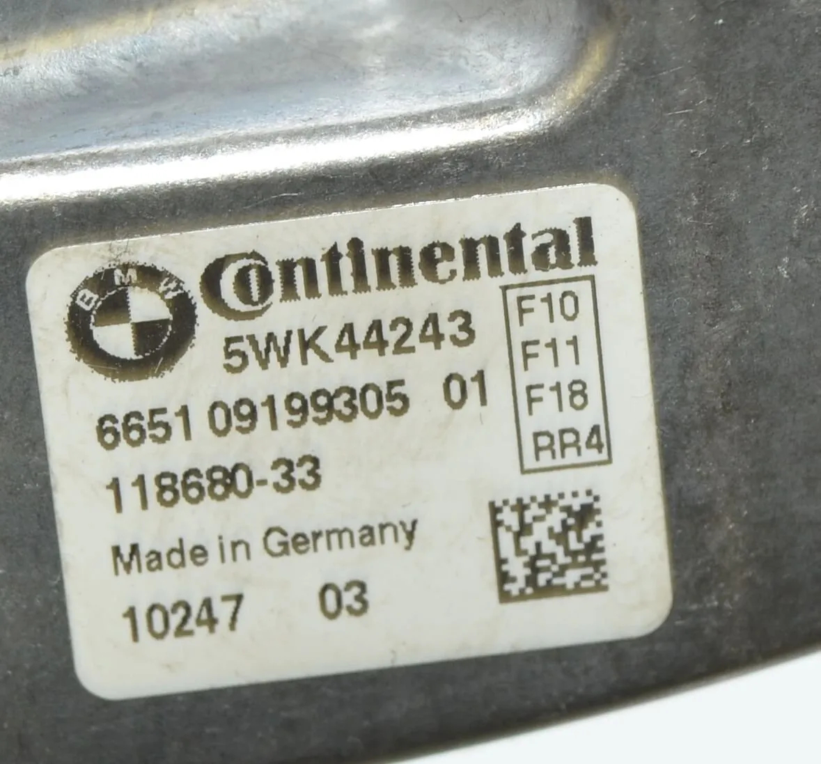 Front Camera – OEM 9224341 · BMW 5 (F10) 530 d 2010 – 11