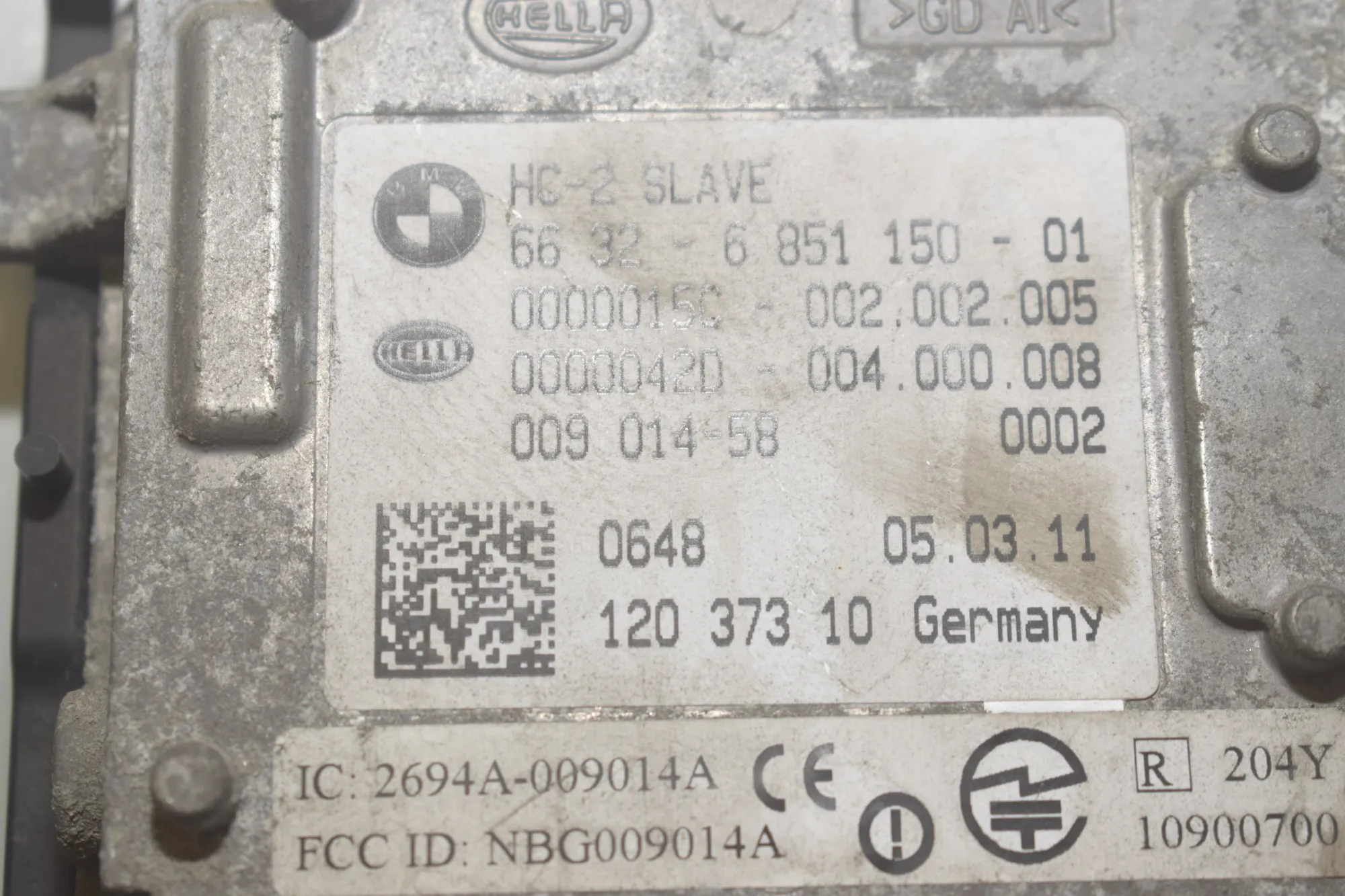 Blind Spot Control Module – OEM 6869508 · BMW 5 (F10) 530 d 2011 – 13