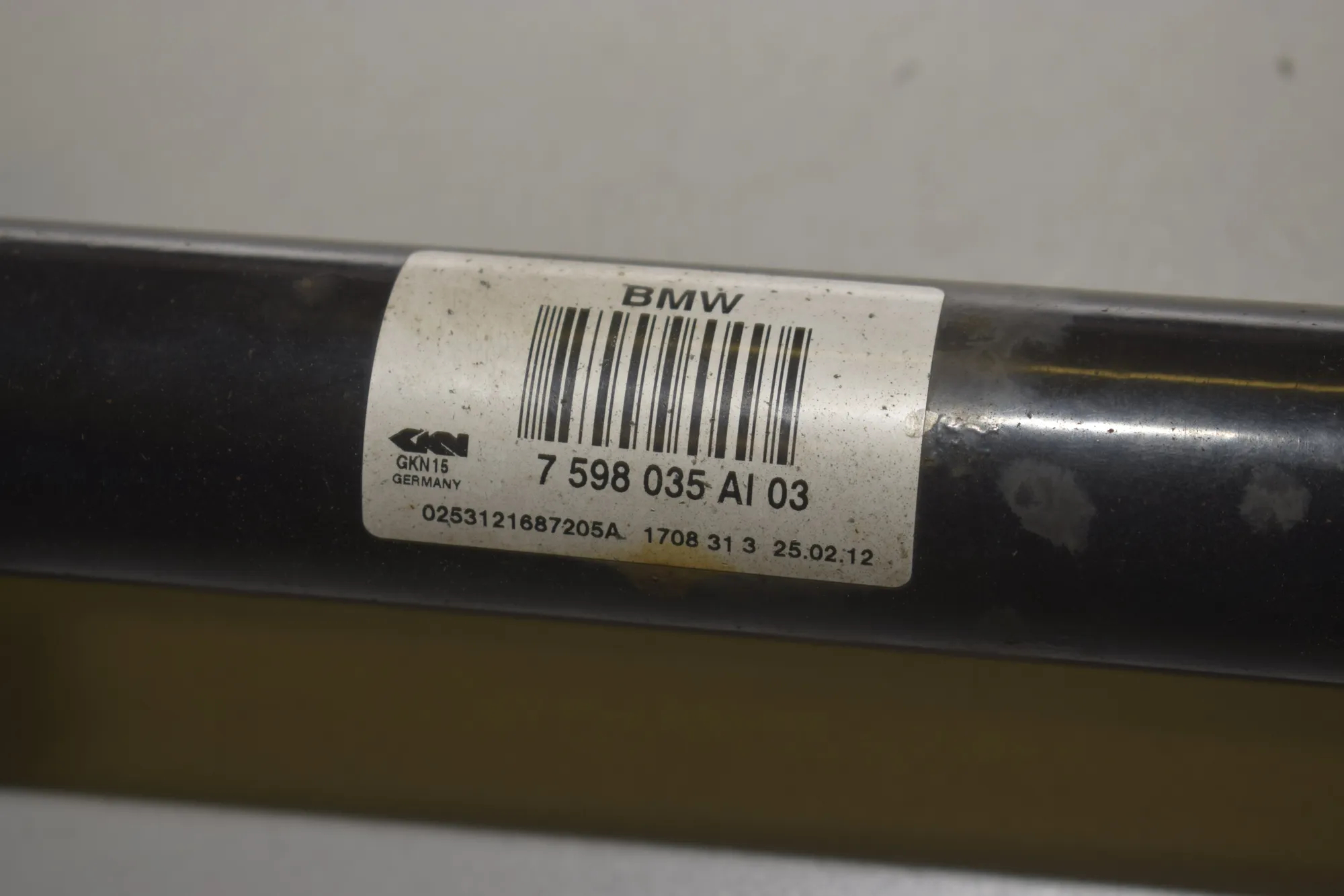 Rear Left Driveshaft – OEM 7598035 · BMW X3 (F25) xDrive 35 d 2012 – 5