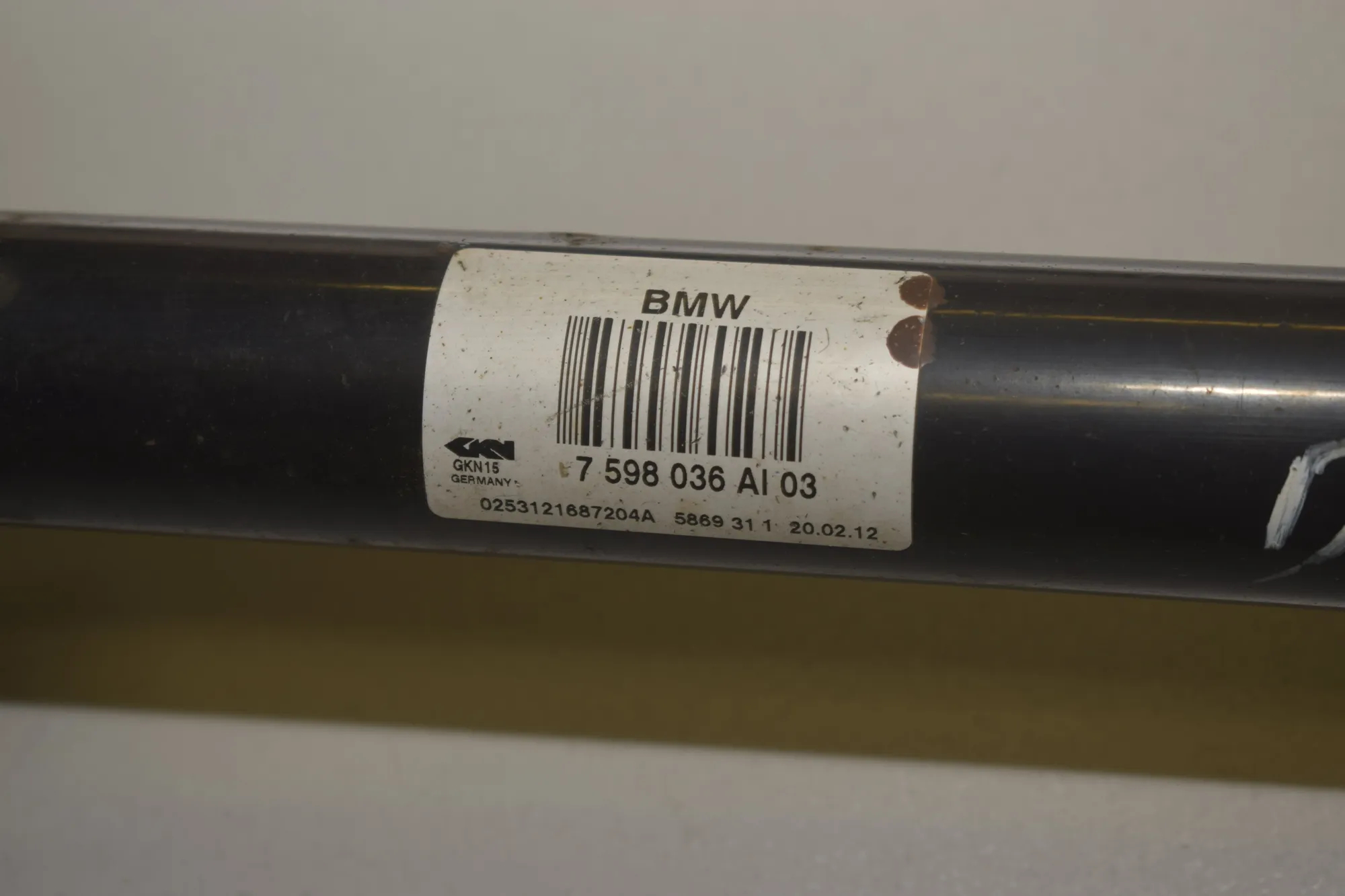 Rear Right Driveshaft – OEM 7598036 · BMW X3 (F25) xDrive 35 d 2012 – 5