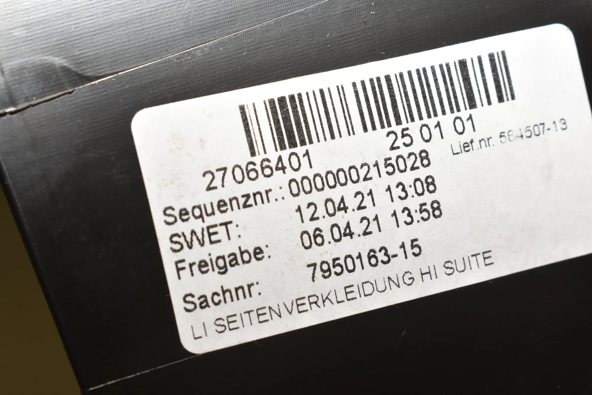 Other Interior Parts – OEM 51477362579 · BMW i3 (I01) s Electric 2021 – 4