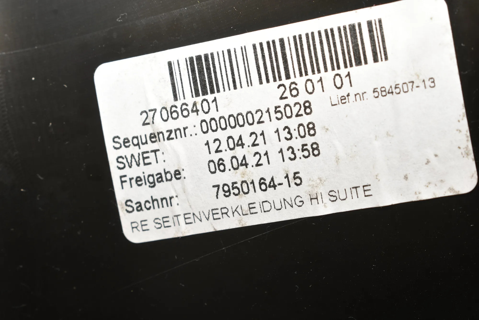 Other Interior Parts – OEM 7950164 · BMW i3 (I01) s Electric 2021 – 4