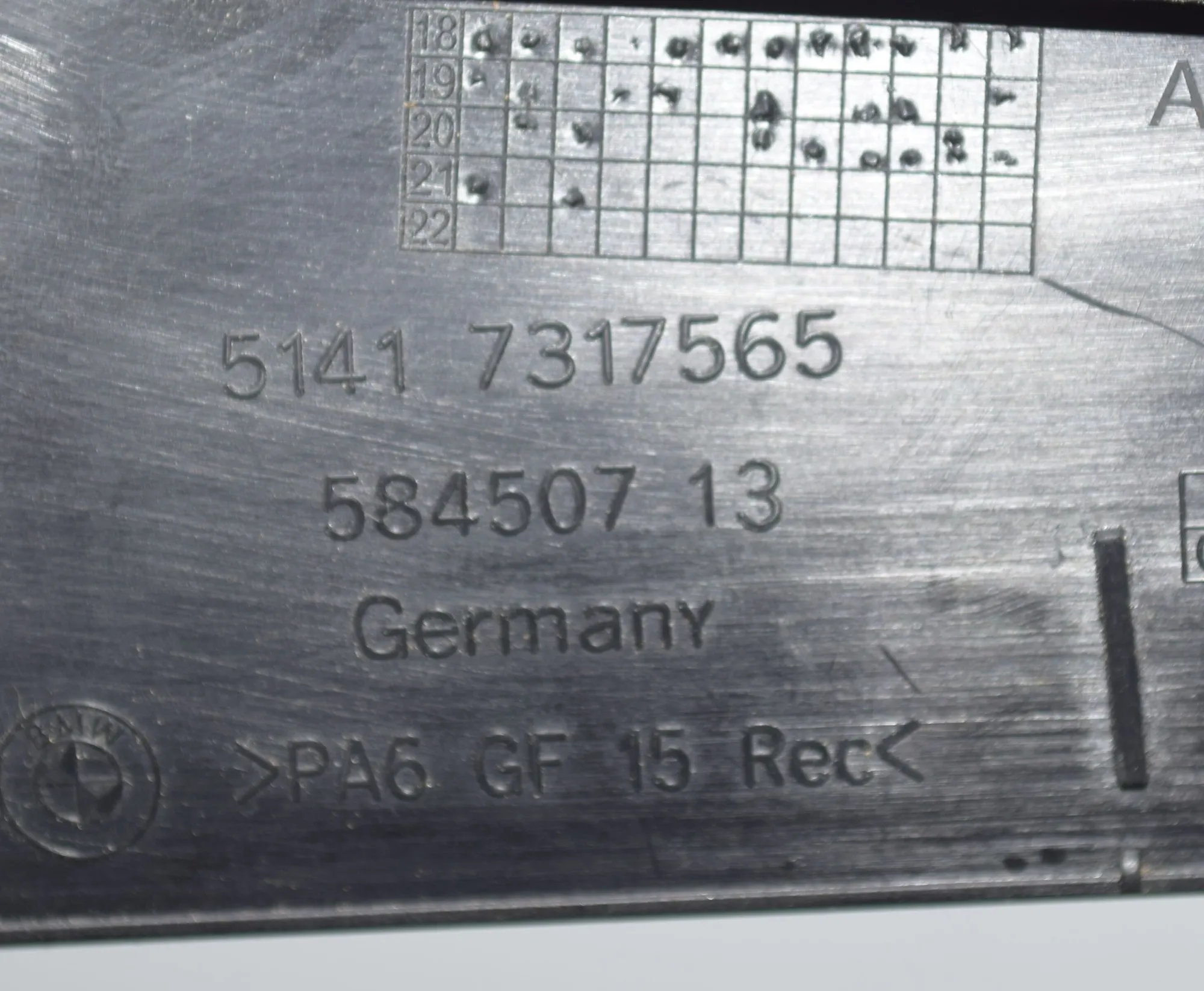 Other Interior Parts – OEM 7317576 · BMW i3 (I01) s Electric 2021 – 7