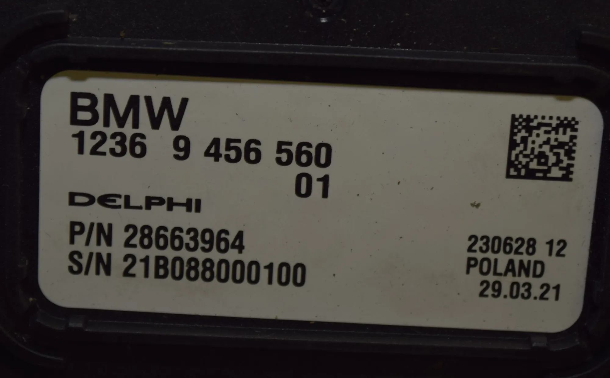 Engine Ignition ECU Set – OEM 9456560 · BMW i3 (I01) s Electric 2021 – 6