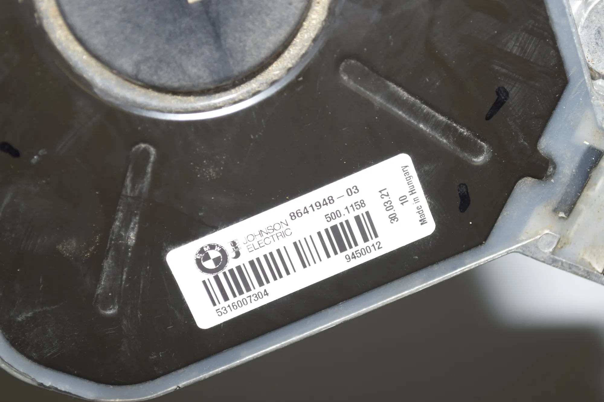 A/C Air Condition Fan – OEM 8641948 · BMW i3 (I01) s Electric 2021 – 6