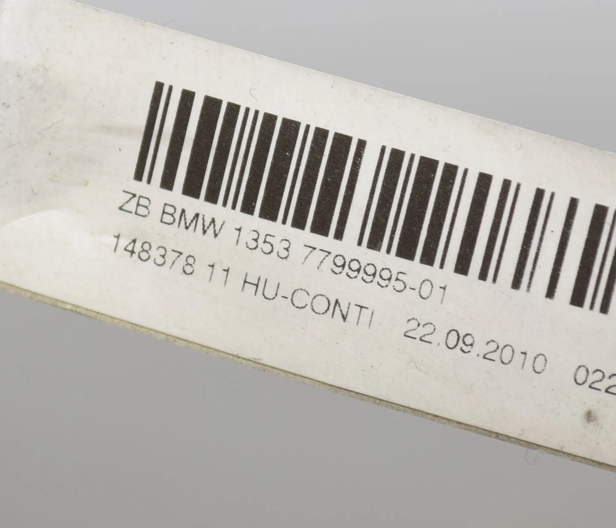 Fuel Pipe – OEM 7799994 · BMW 3 (E90) 325 d 2010 – 5