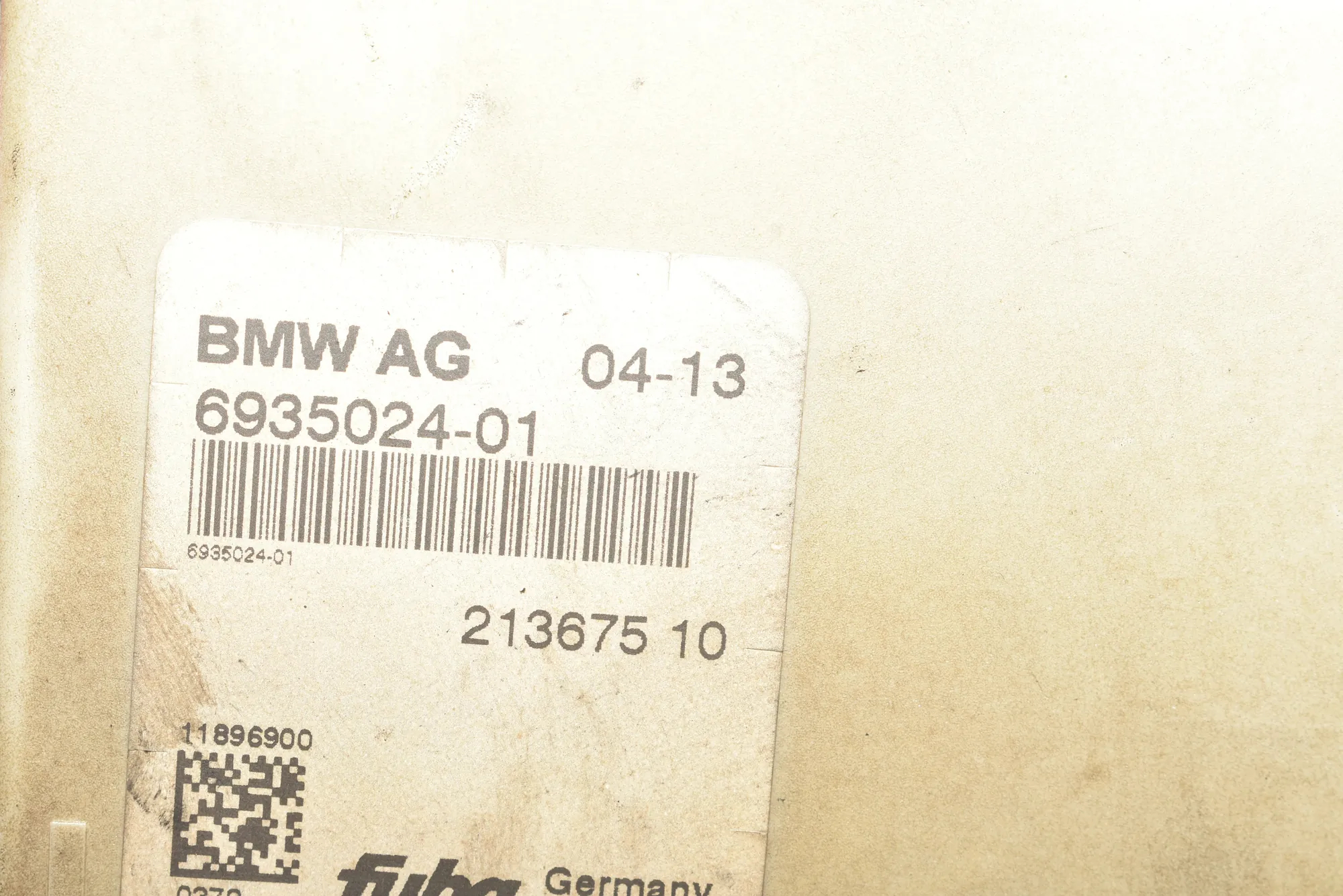 Antenna – OEM 6917714 · BMW 5 (F10) 535 d 2013 – 4