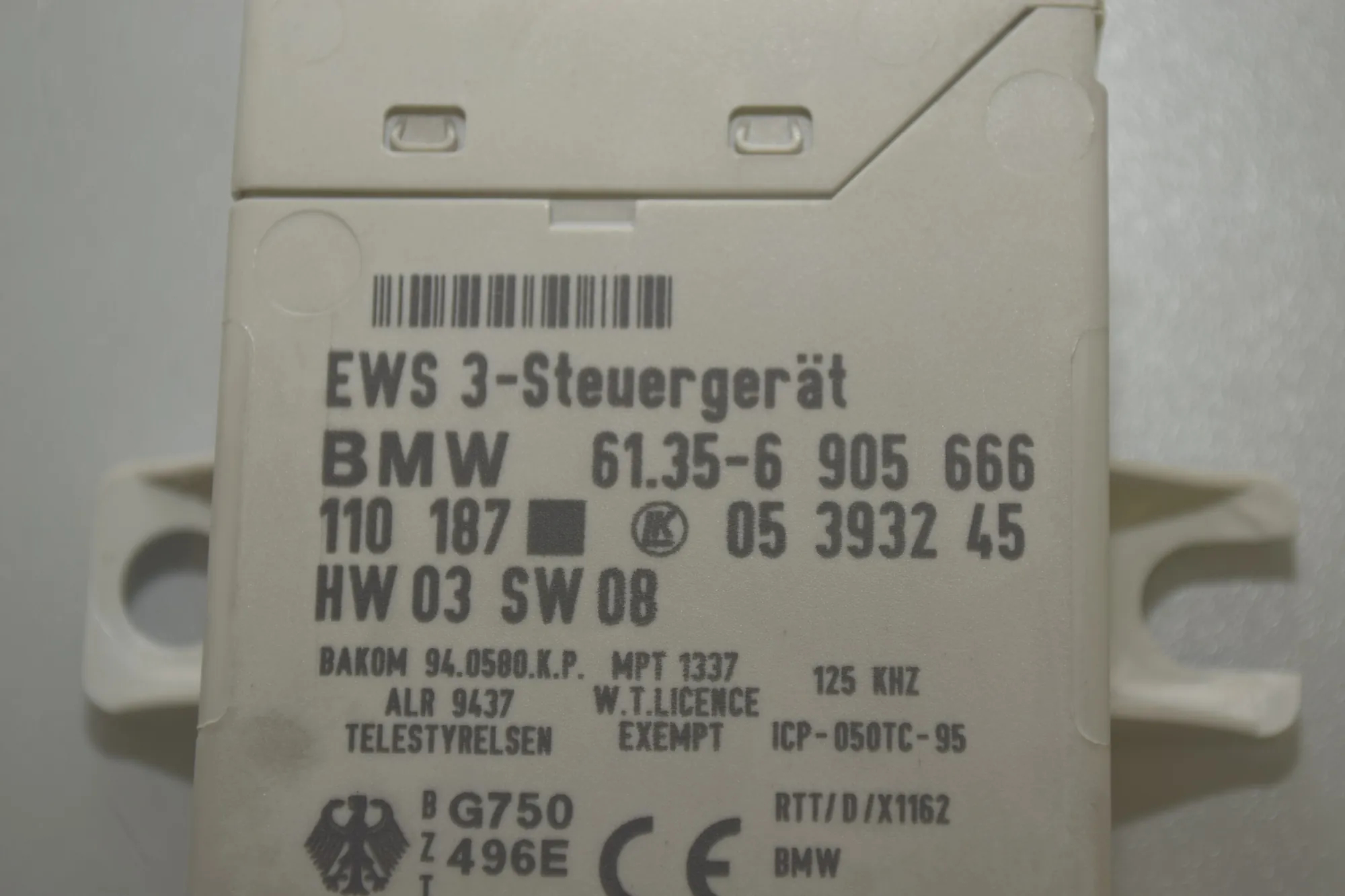 Engine Ignition ECU Set – OEM 6905667 · BMW 5 Touring (E39) 525 d 2003 – 6