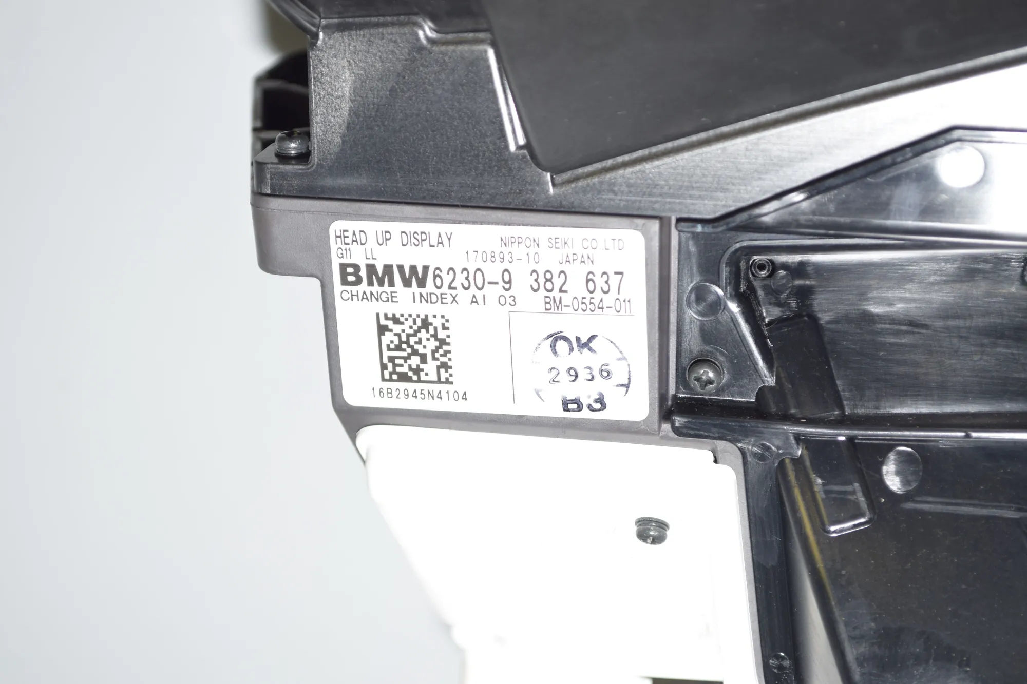 Head-Up Display – OEM 9382637 · BMW 7 (G11, G12) 730 d, Ld xDrive 2017 – 5