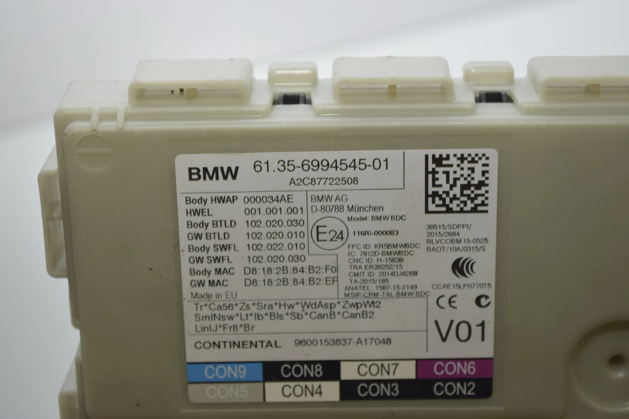 Engine Ignition ECU Set – OEM 8593720 · BMW 7 (G11, G12) 730 d, Ld xDrive 2017 – 7