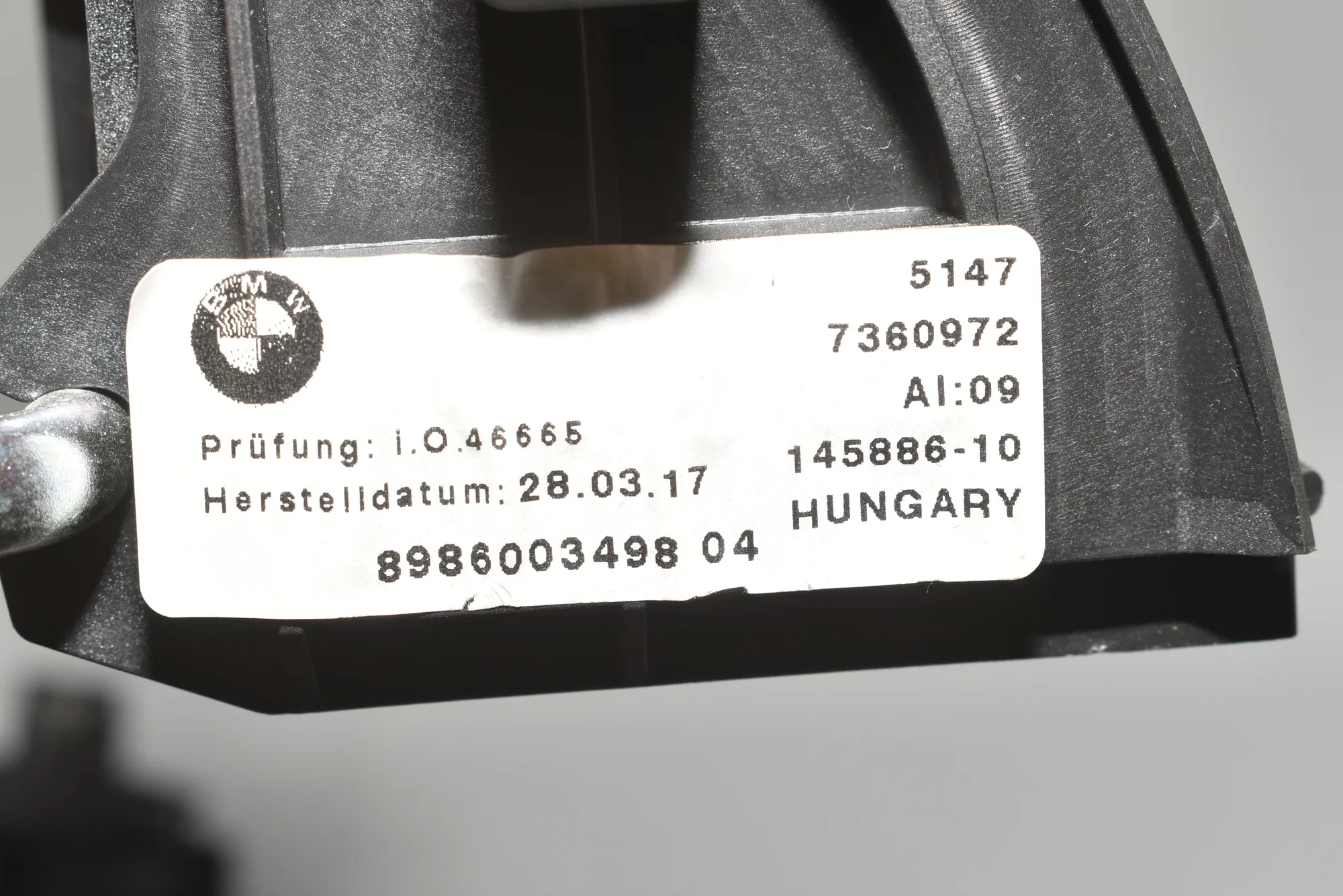 Other Body Parts – OEM 7360972 · BMW 2 Gran Tourer (F46) 218 d xDrive 2017 – 4