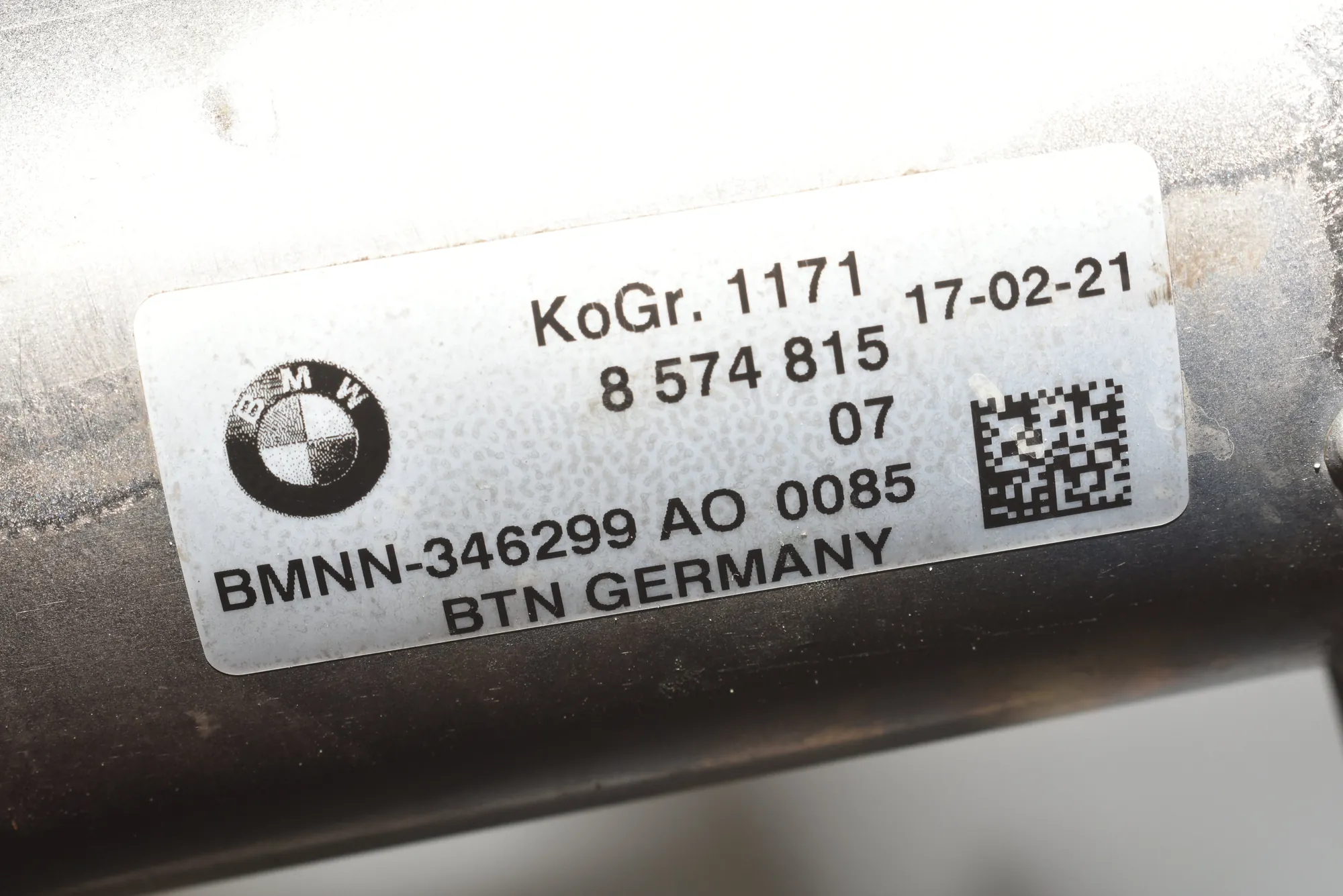 EGR Cooler – OEM 11718574815 · BMW 7 (G11, G12) 730 d, Ld xDrive 2017 – 4