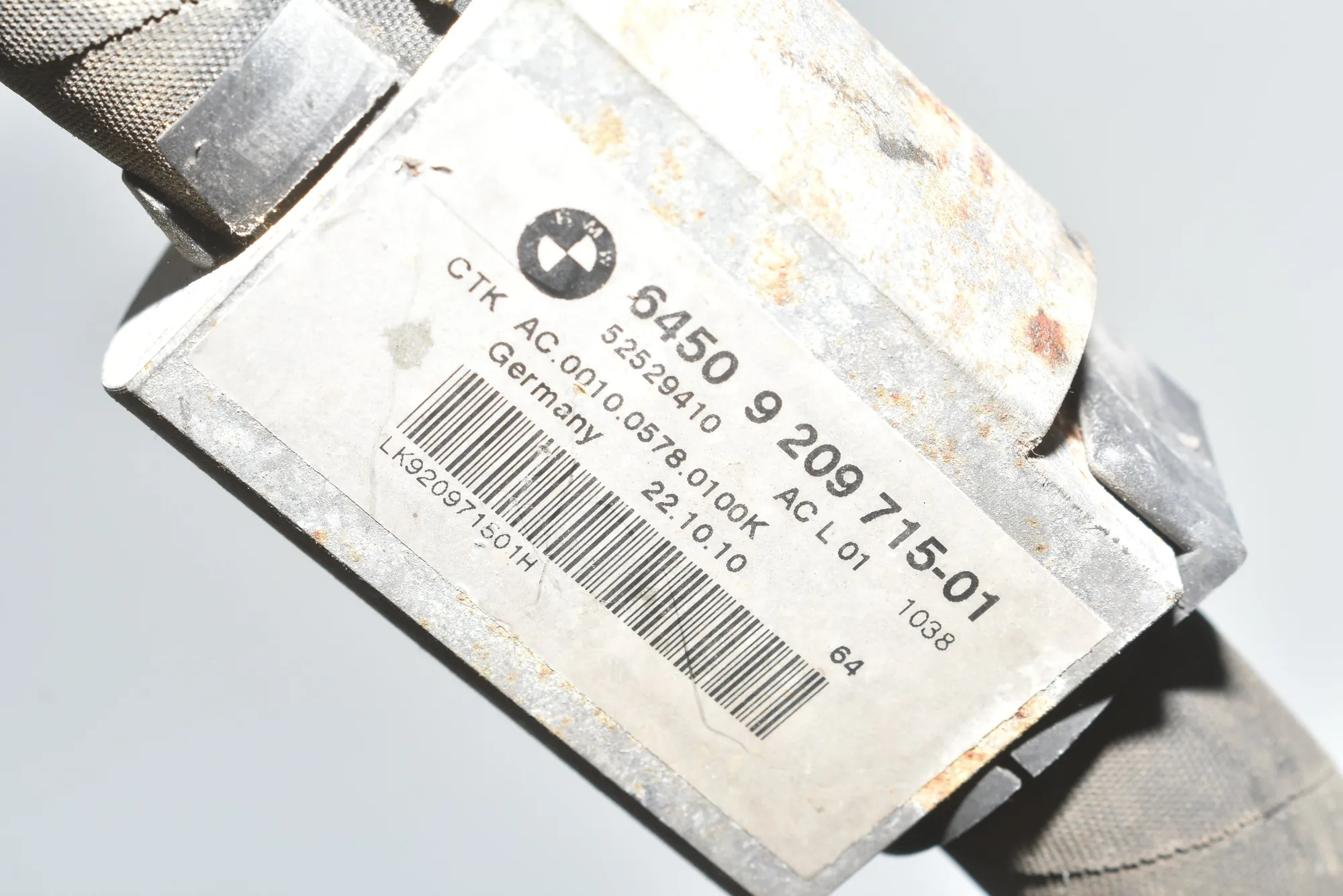 A/C Air Con Hose Pipe – OEM 64509209715 · BMW 3 (E90) 325 d 2010 – 4