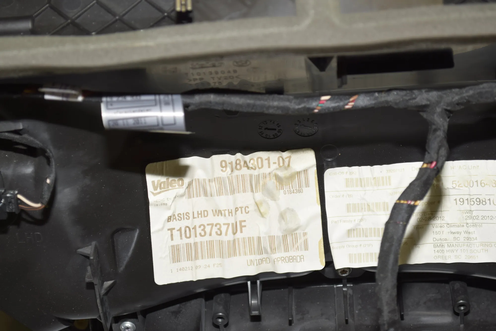 Interior Heater – OEM 9184301 · BMW X3 (F25) xDrive 20 d 2012 – 5