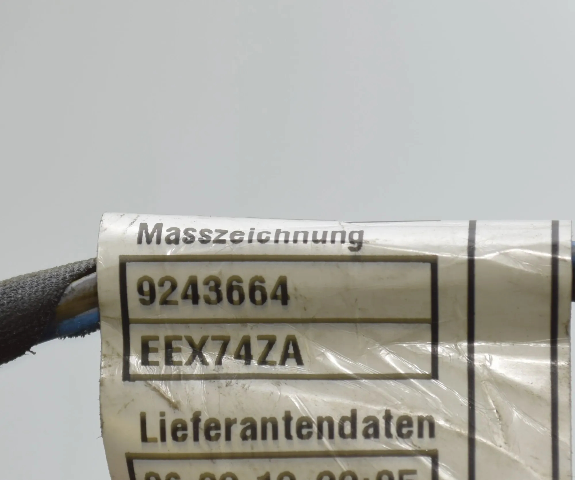 Rear Left Door Wiring – OEM 9243665 · BMW X3 (F25) xDrive 20 d 2012 – 5