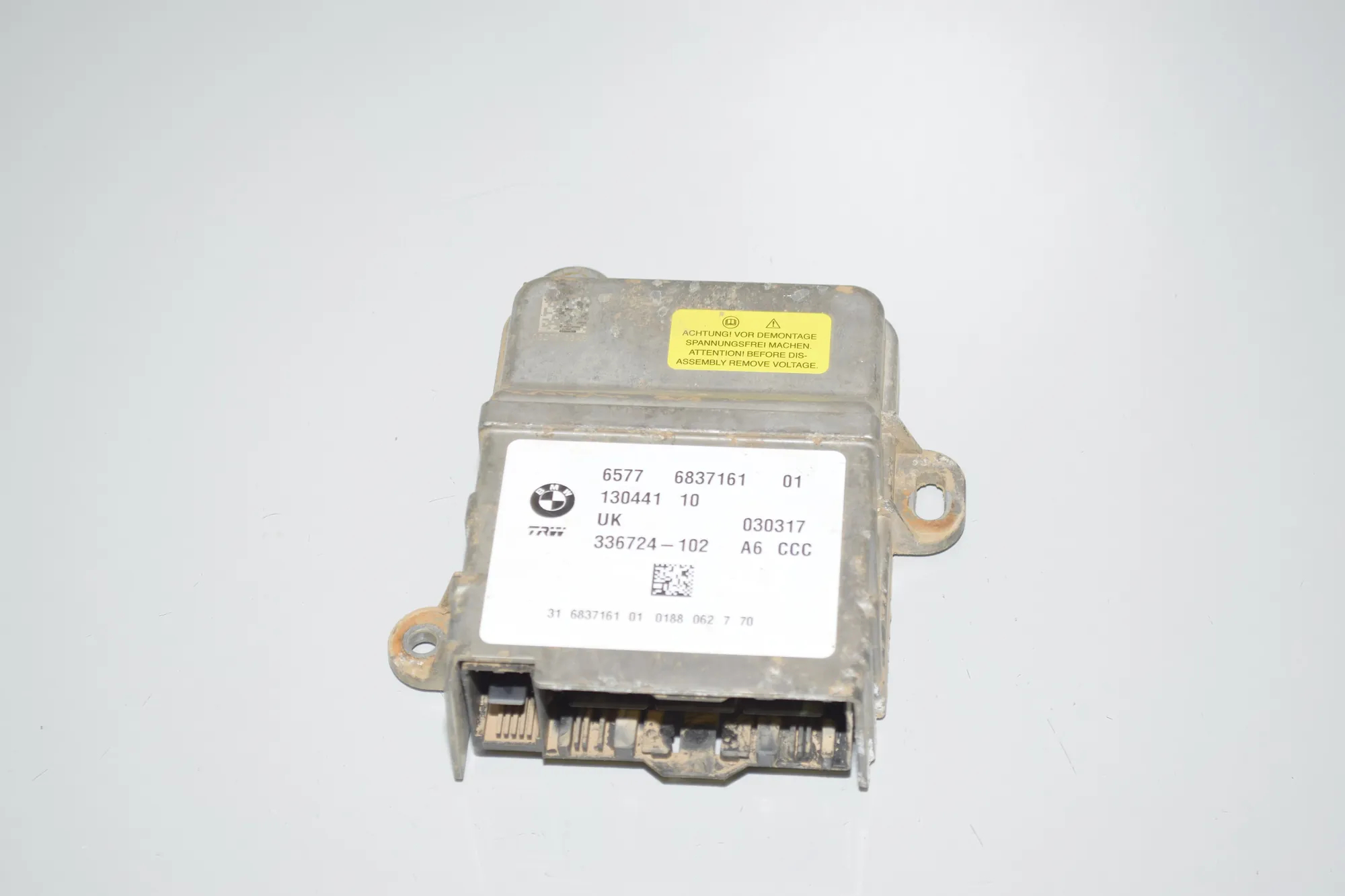 SRS Control Unit – OEM 6837161 · BMW i3 (I01) Hybrid 2017