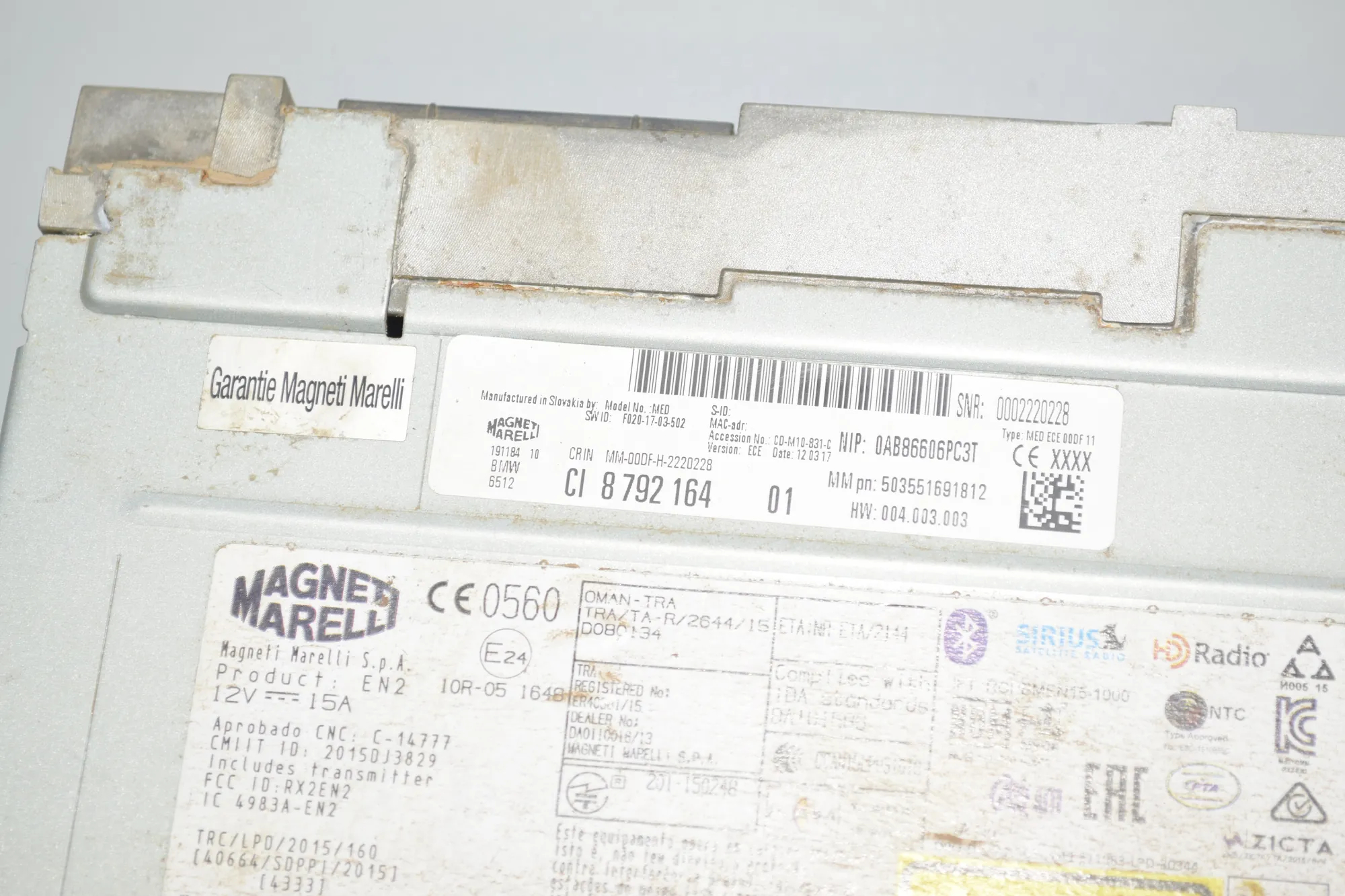 Navigation Control Unit – OEM 8792164 · BMW i3 (I01) Hybrid 2017 – 6