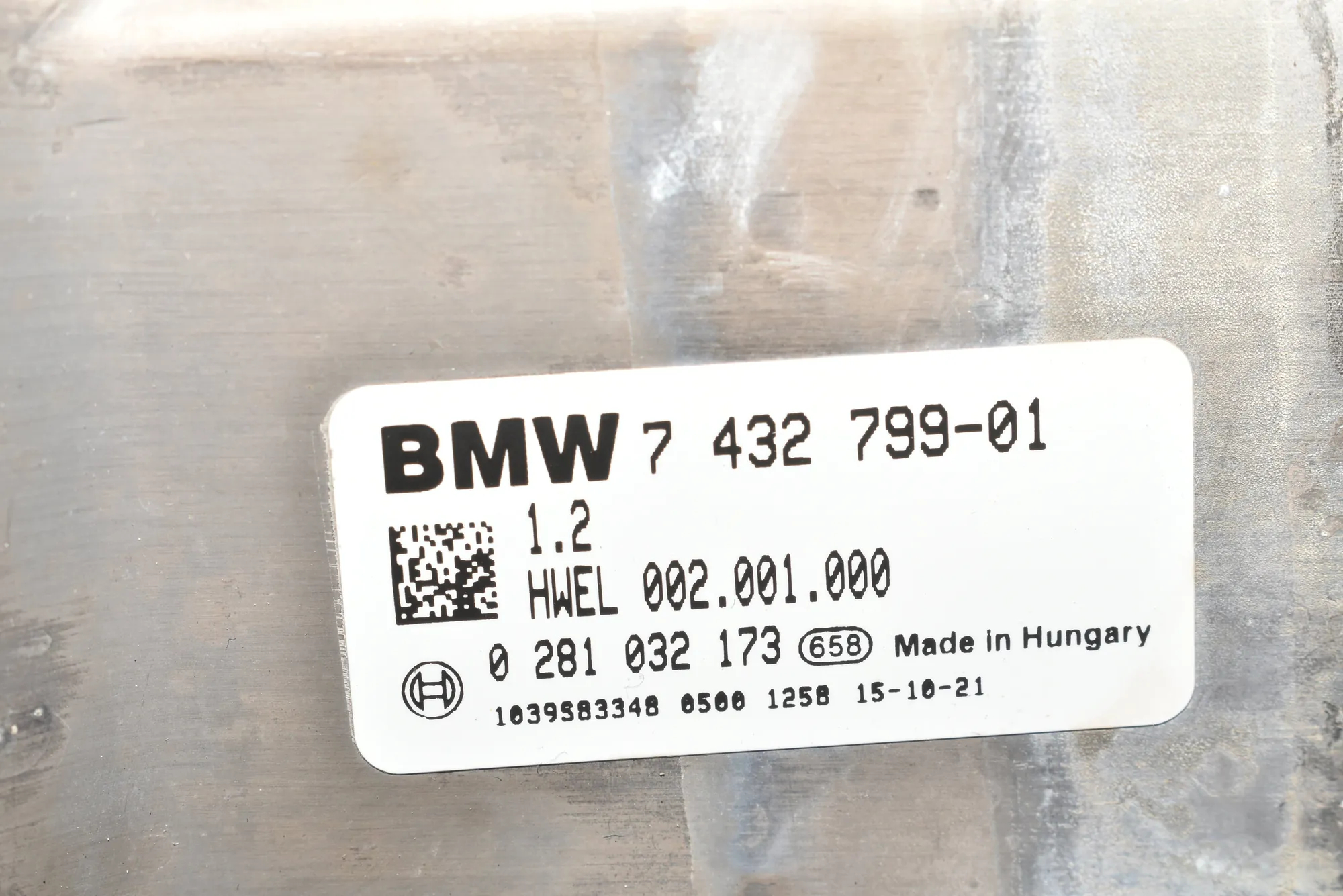 AdBlue Control Unit – OEM 7432800 · BMW 5 (F10) 535 d xDrive 2015 – 4