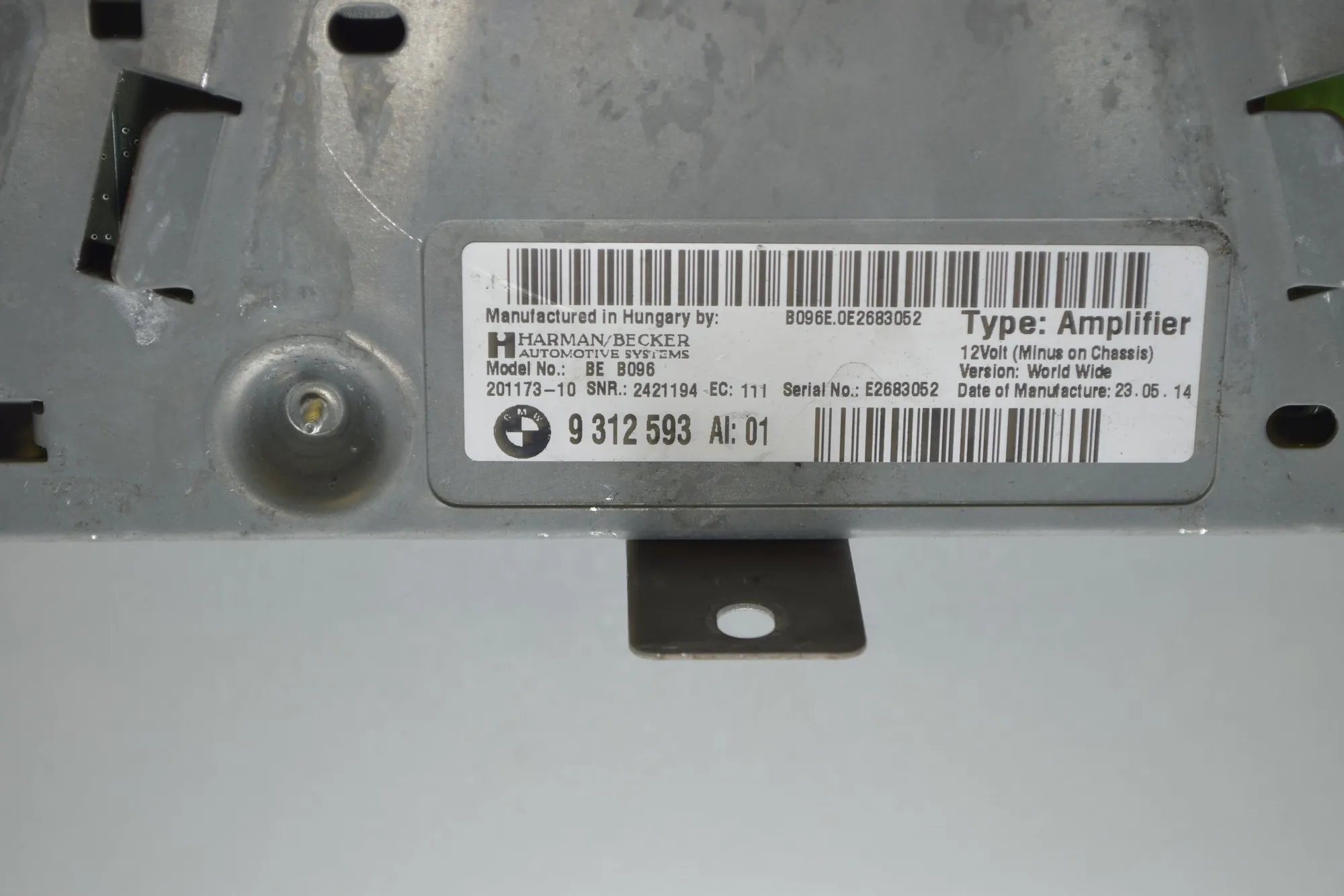 Sound Amplifier – OEM 65129241335 · BMW 5 Touring (F11) 530 d xDrive 2014 – 6