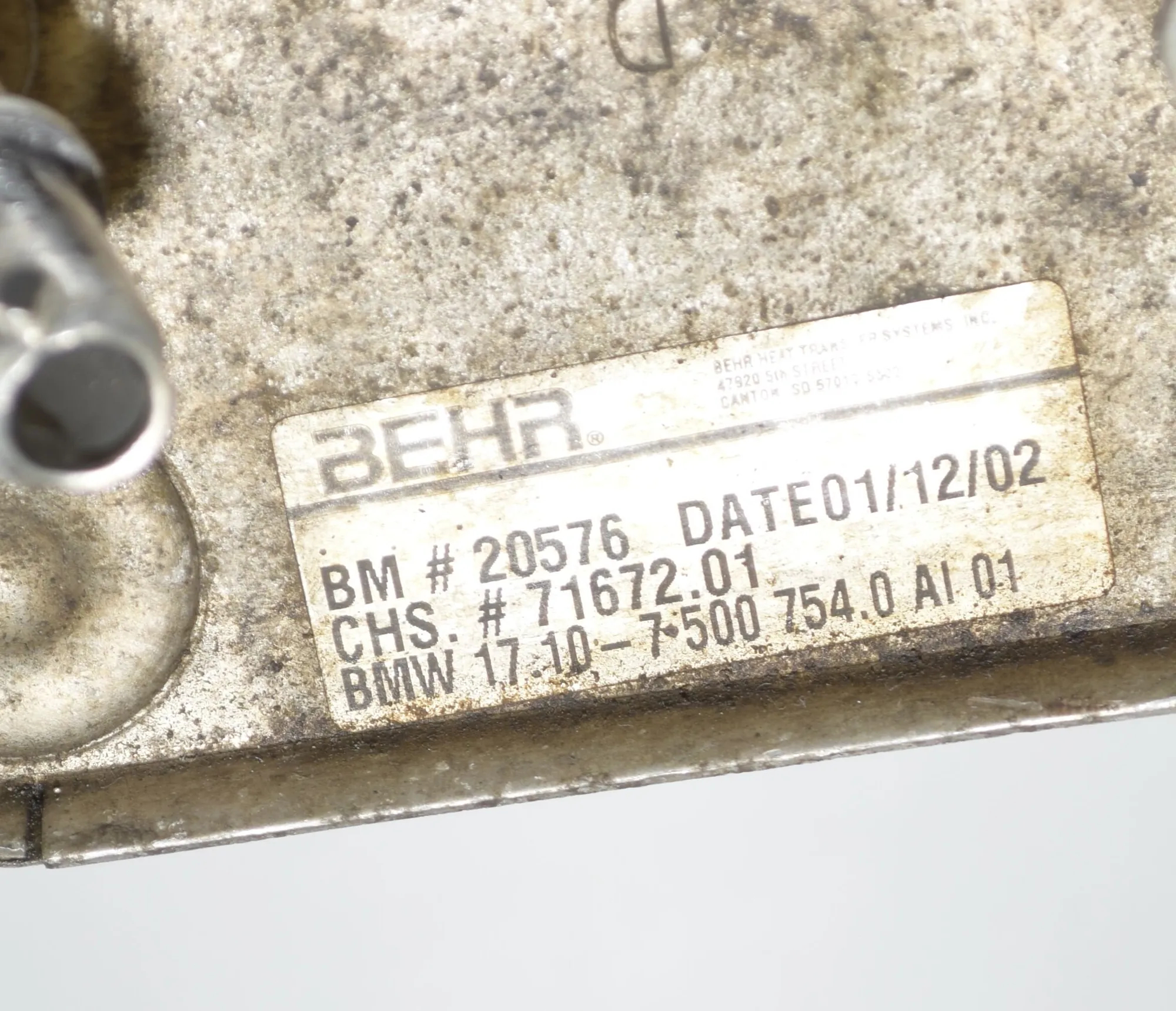 Gearbox Radiator – OEM 7500754 · BMW X5 (E53) BMW X5 (E53) 4.6 is 2002 – 5