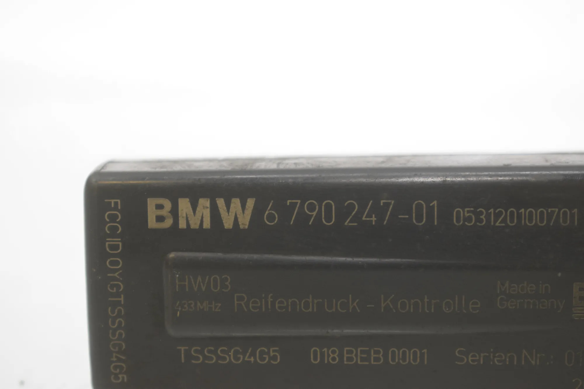 Tyre Pressure Sensor – OEM 6790247 · BMW 7 (F01, F02) 750 i 2010 – 6