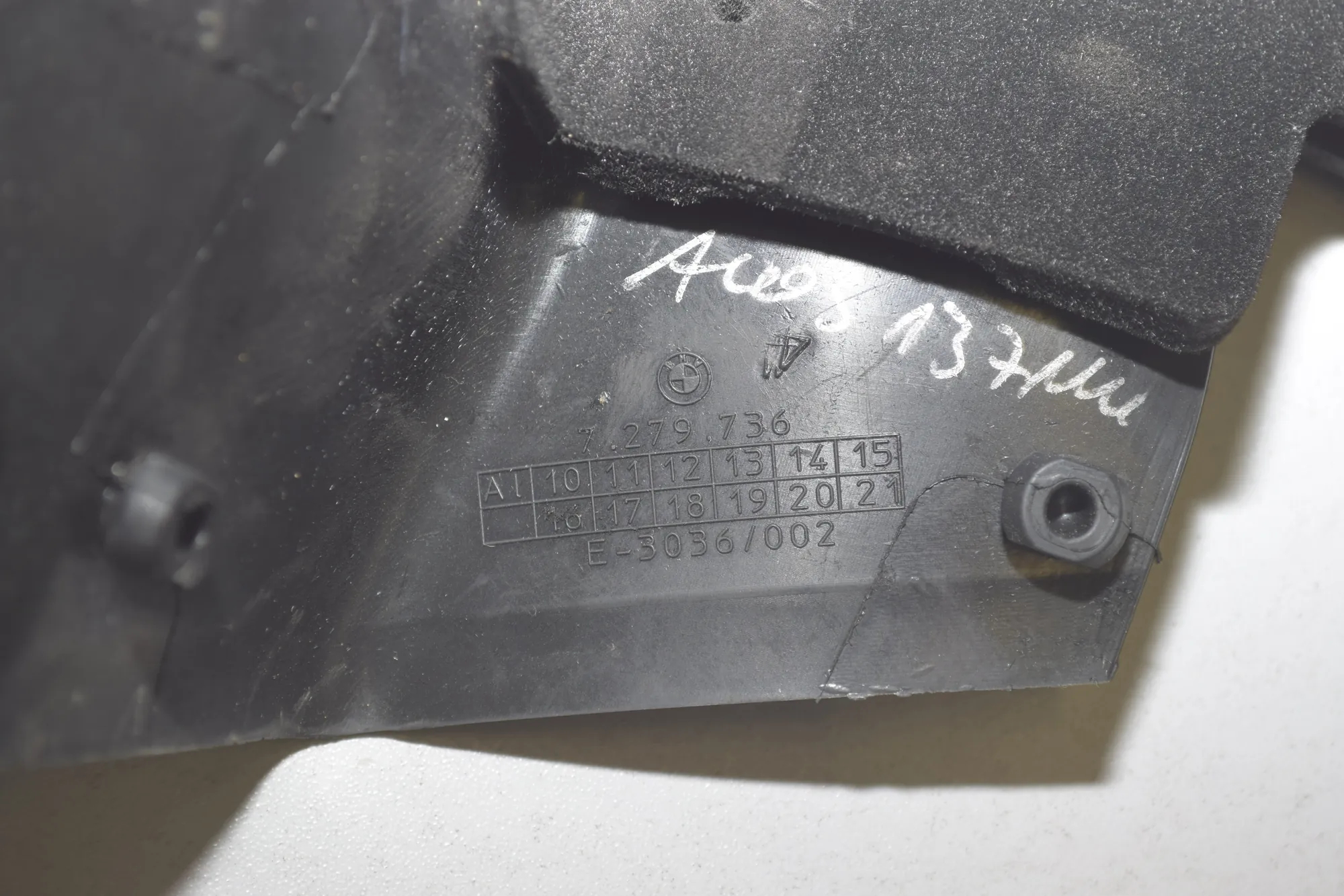 Front Right Door Rubber Seal – OEM 7279736 · BMW 4 Coupe (F32, F82) 435 d xDrive 2014 – 5