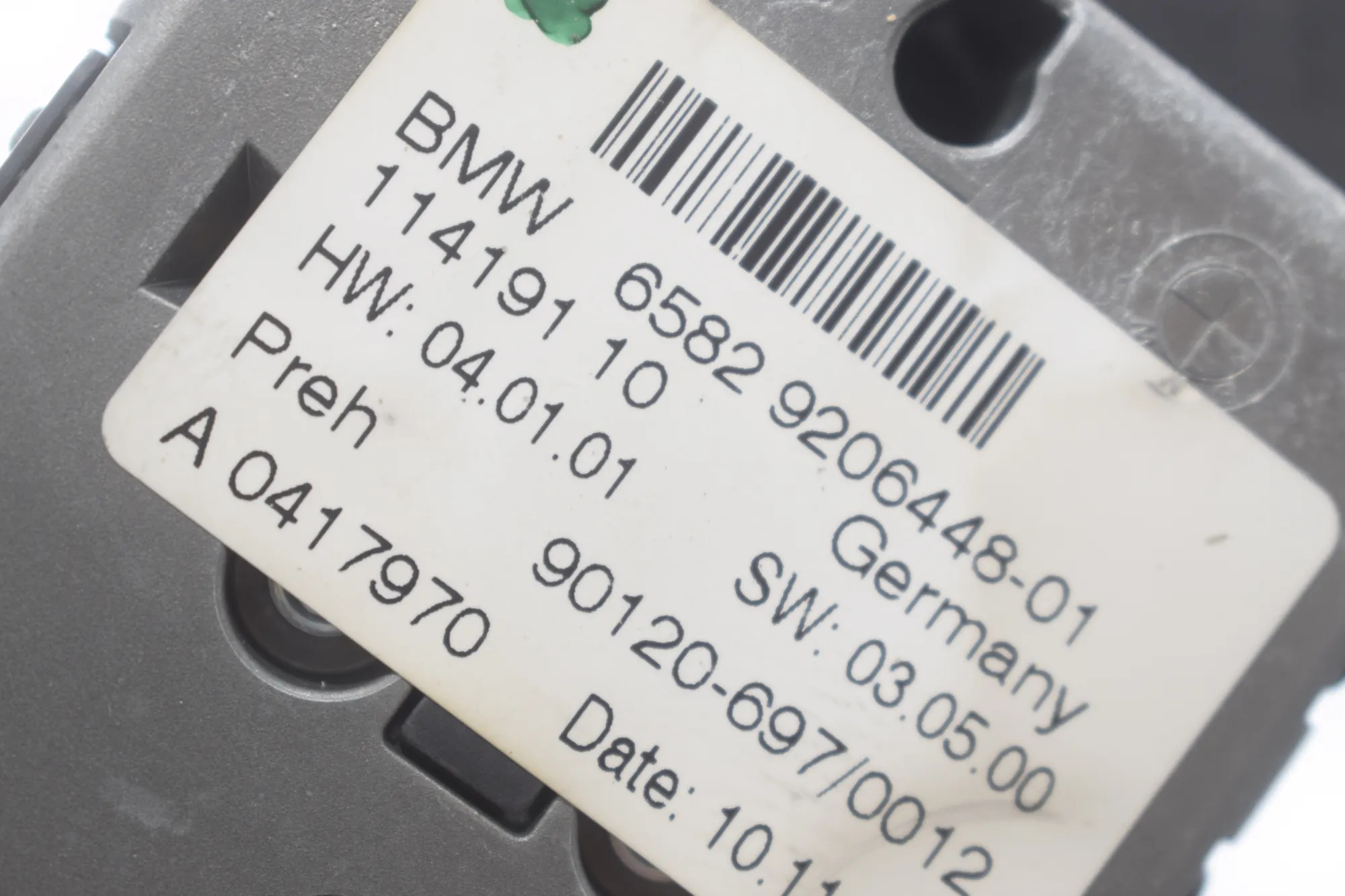 Navigation System – OEM 9206448 · BMW 7 (F01, F02) 750 i 2010 – 5