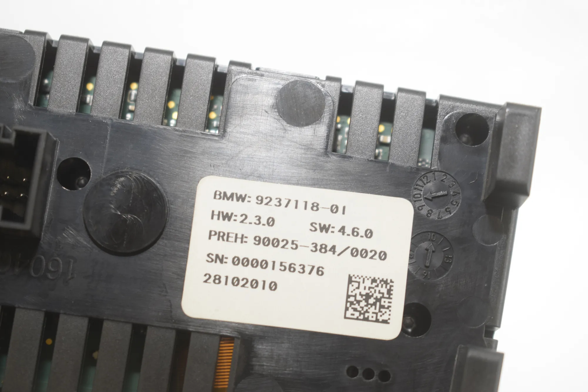 Climate Control Unit – OEM 9237118 · BMW 7 (F01, F02) 750 i 2010 – 7