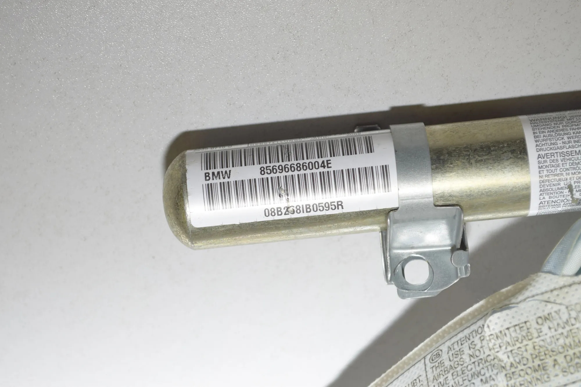 Right Side Roof Safety Curtain SRS – OEM 72126966860 · BMW 3 Touring (E91) 330 d 2008 – 5