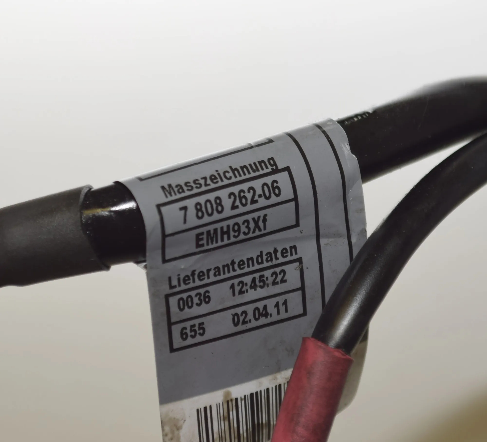 Engine Cable Harness – OEM 7808263 · BMW 3 Touring (E91) 330 d 2011 – 6