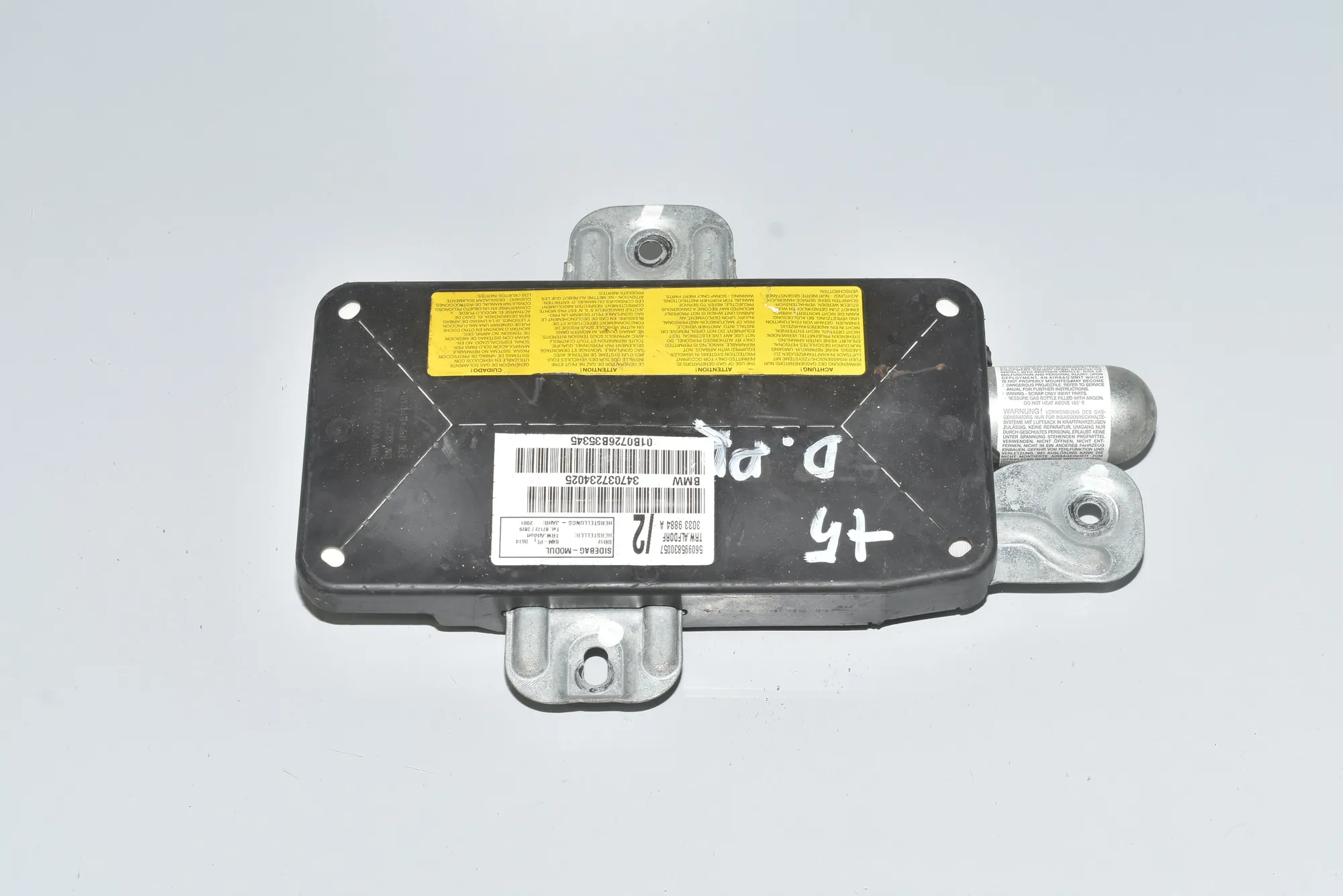 Front Right Door Safety Bag SRS – OEM 72127037234 · BMW X5 (E53) BMW X5 (E53) 4.6 is 2002 – 2