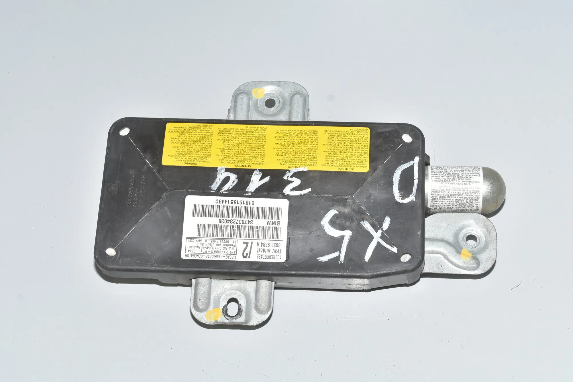 Front Right Door Safety Bag SRS – OEM 72127037234 · BMW X5 (E53) BMW X5 (E53) 3.0 d 2001 – 2