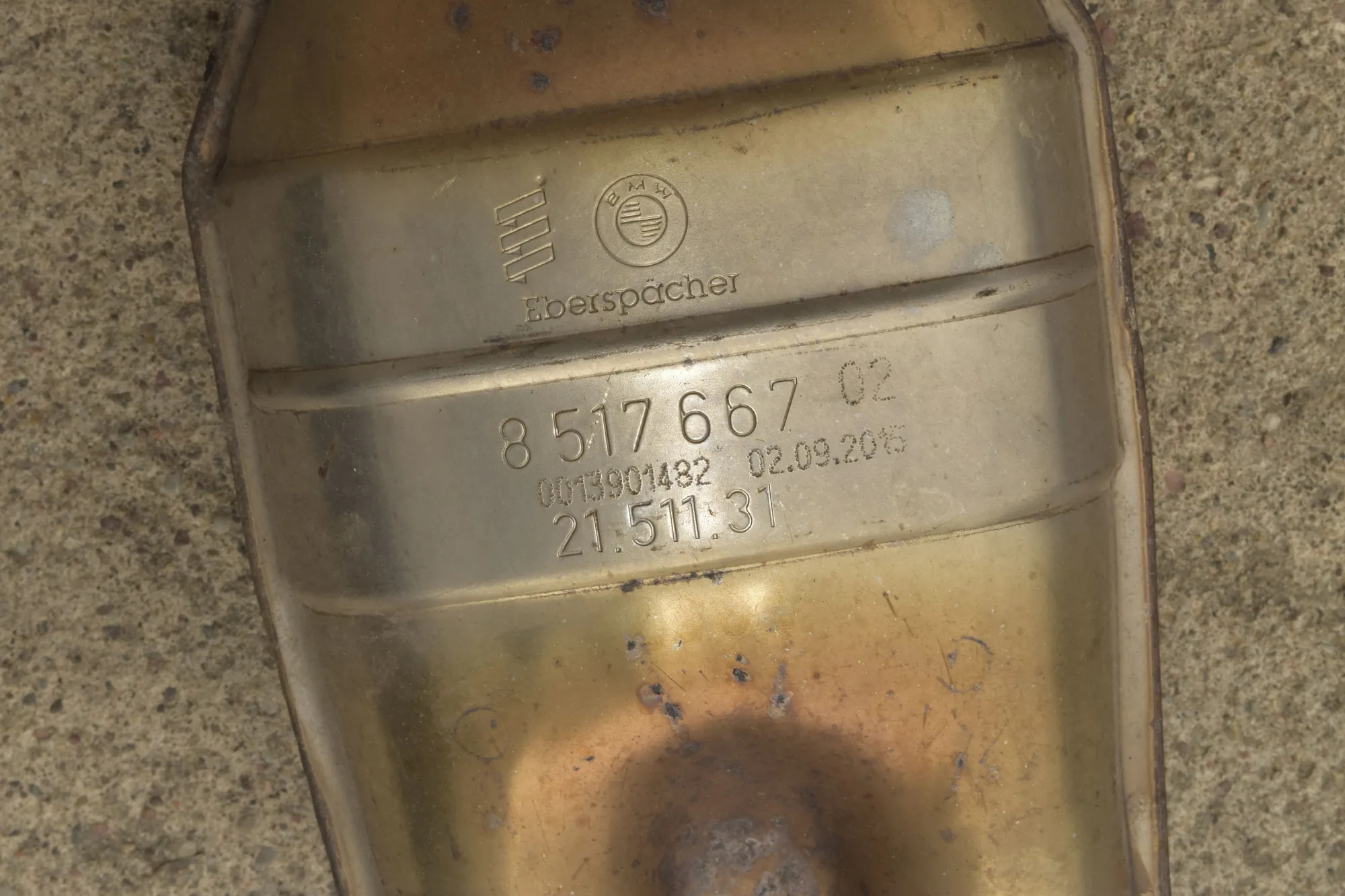 Exhaust – OEM 8517667 · BMW 6 Gran Coupe (F06) 640 d xDrive 2015 – 7