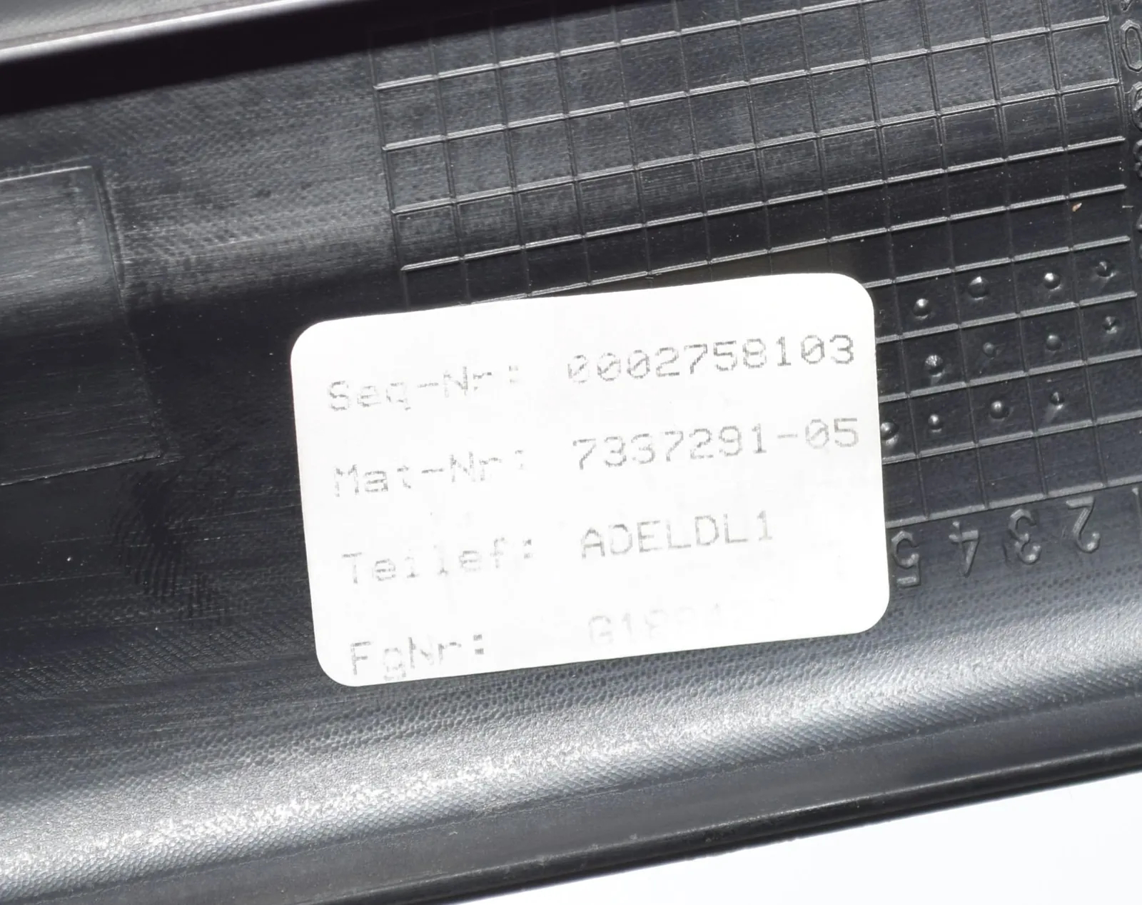 Front Right Interior Step Trim – OEM 7334212 · BMW 4 Gran Coupe (F36) 440 i xDrive 2016 – 6