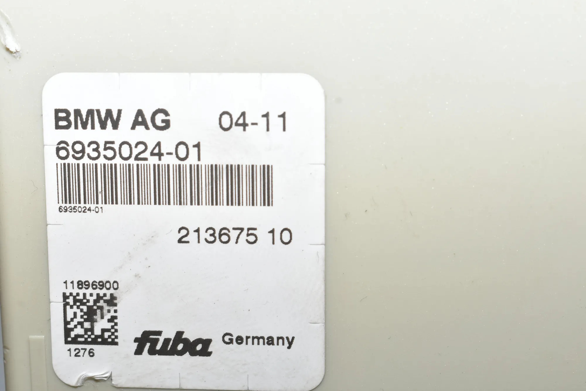 Antenna – OEM 65206935024 · BMW 1 (E81) 123 d 2011 – 4