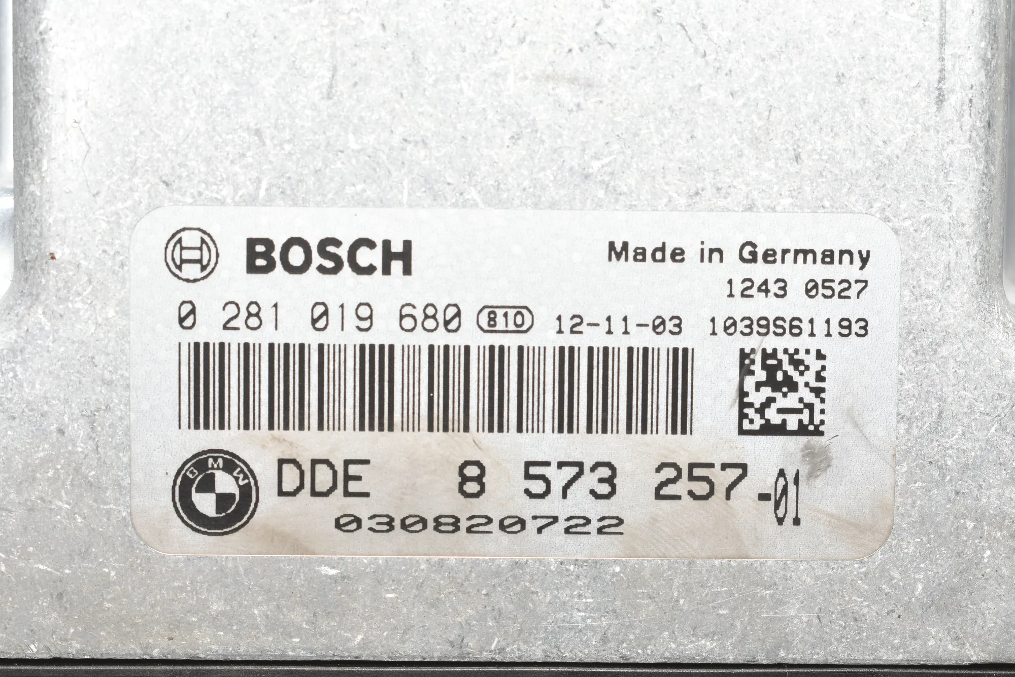 Engine Ignition ECU Set – OEM 9381096 · BMW 3 (F30, F80) 320 d Efficient Dynamics 2012 – 5