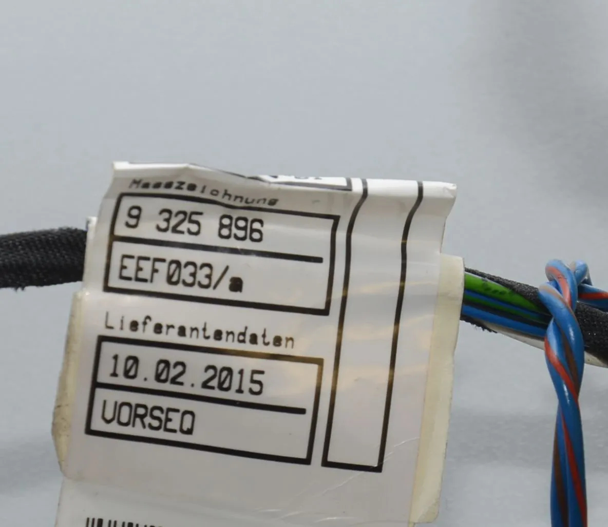 Front Left Door Wiring – OEM 9325908 · BMW 4 Gran Coupe (F36) BMW 4 Gran Coupe (F36) 430 i 2018 – 7