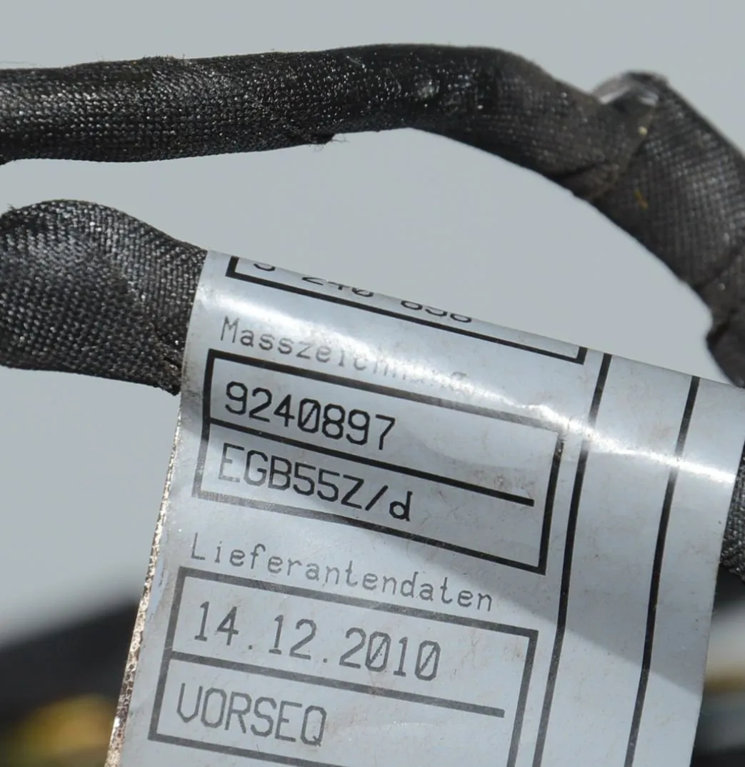Rear Right Door Wiring – OEM 9240898 · BMW 5 (F10) 525 d 2010 – 6