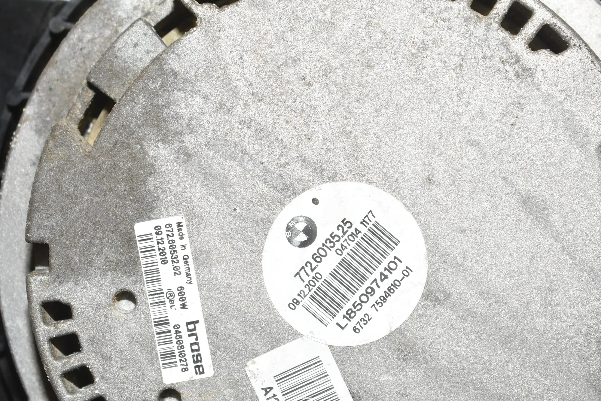 A/C Air Condition Fan – OEM 17428509741 · BMW 5 (F10) 525 d 2010 – 4