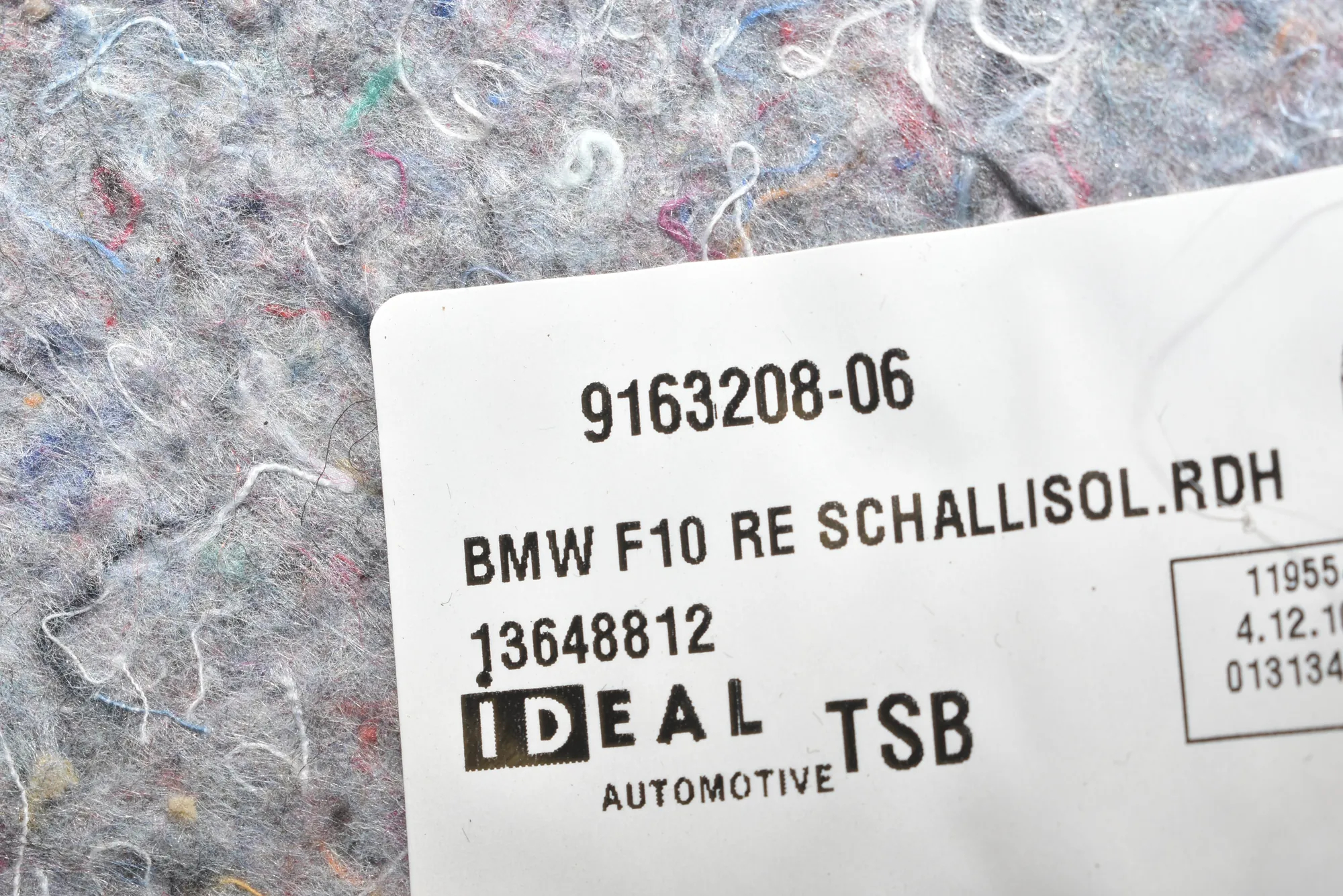 Other Body Parts – OEM 9163208 · BMW 5 (F10) 525 d 2010 – 4