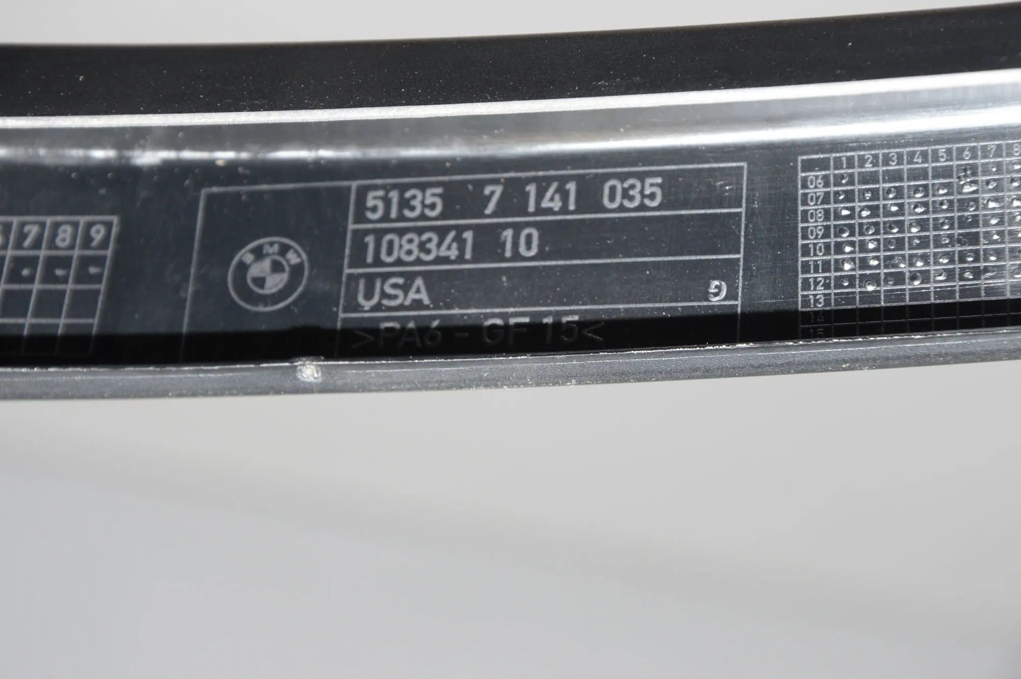 Rear Left Door Panel – OEM 7141035 · BMW X5 (E70) M 50 d 2012 – 5