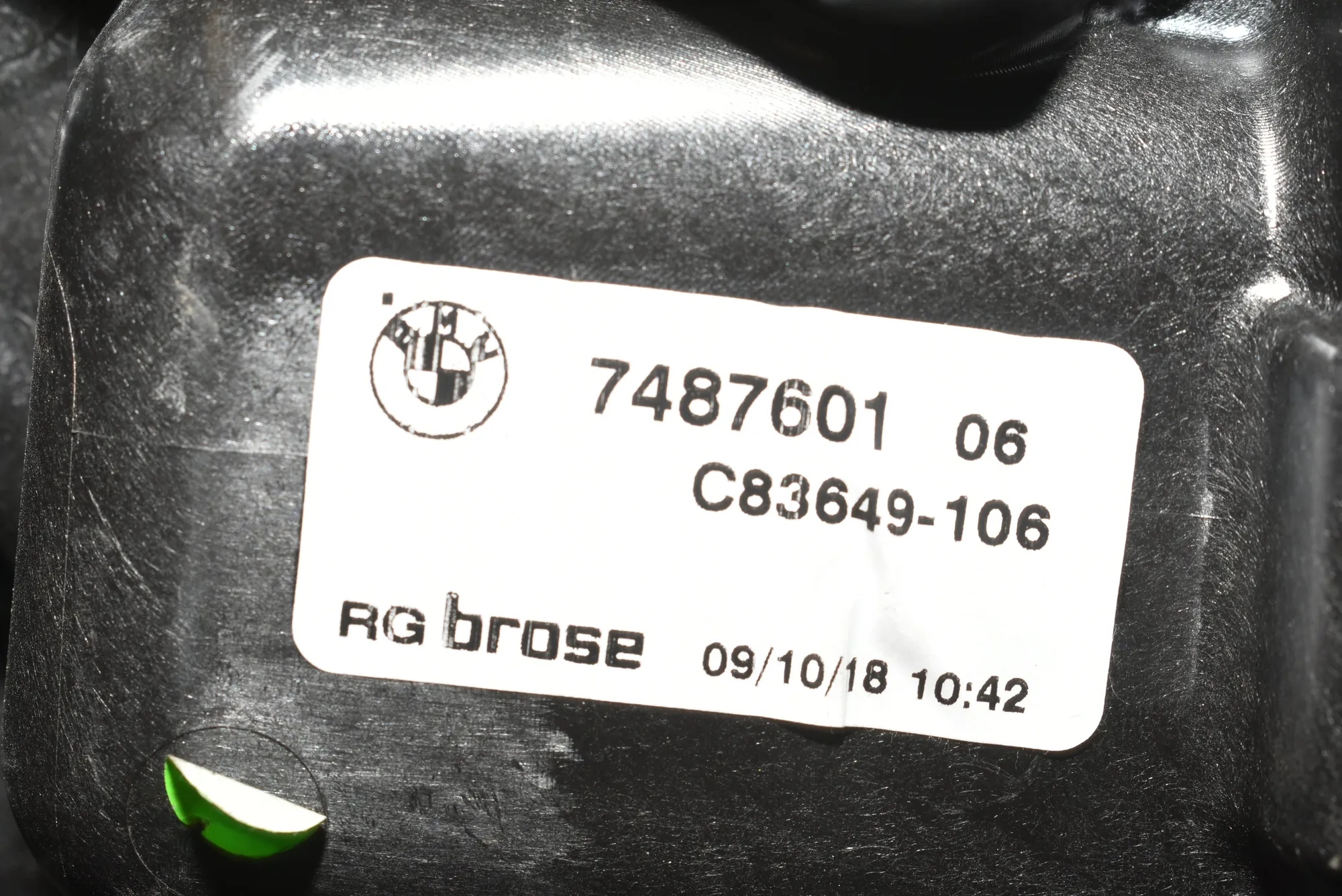 Rear Left Door Window Regulator – OEM 7487601 · BMW X3 (G01, F97) (2017 - -) xDrive 30d 2018 – 4