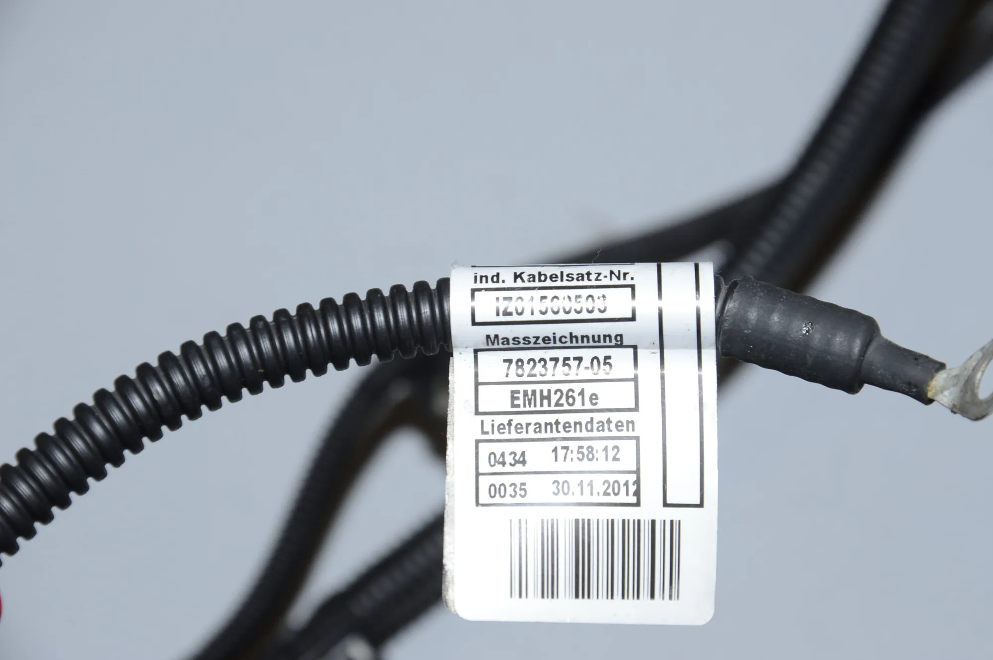 Engine Cable Harness – OEM 7823757 · BMW 5 Touring (F11) 530 d 2013 – 6