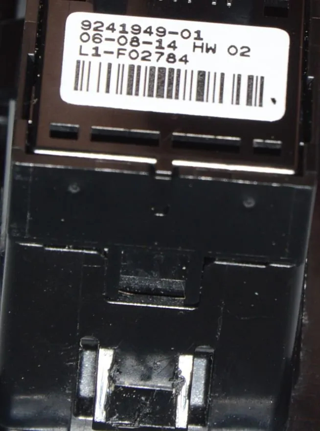 Rear Right Door Window Switch – OEM 61319241949 · BMW 5 (F10) 530 d 2014 – 6