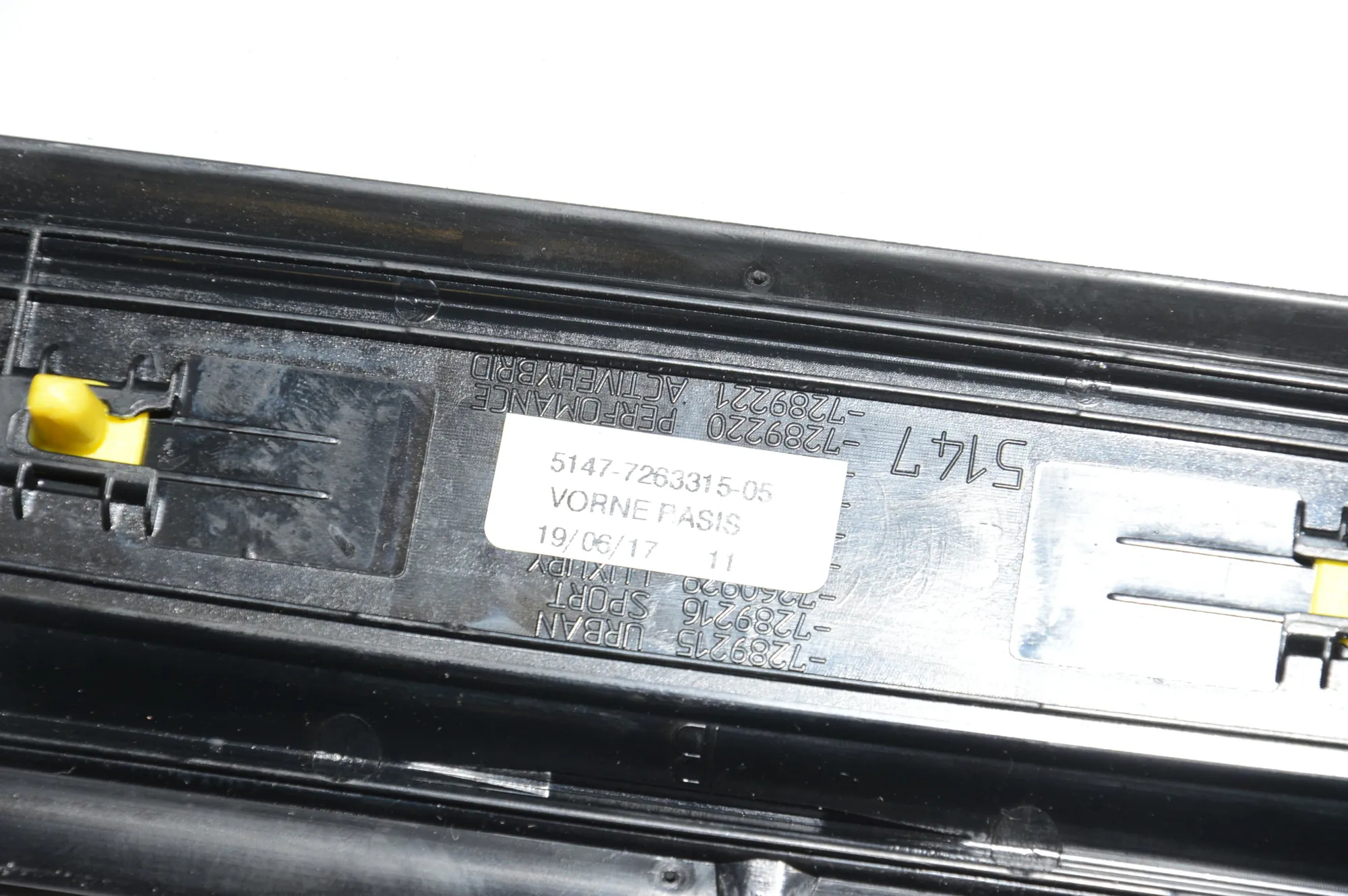 Door Sill Trim Kit – OEM 7263315 · BMW 3 Touring (F31) 320 d 2017 – 5